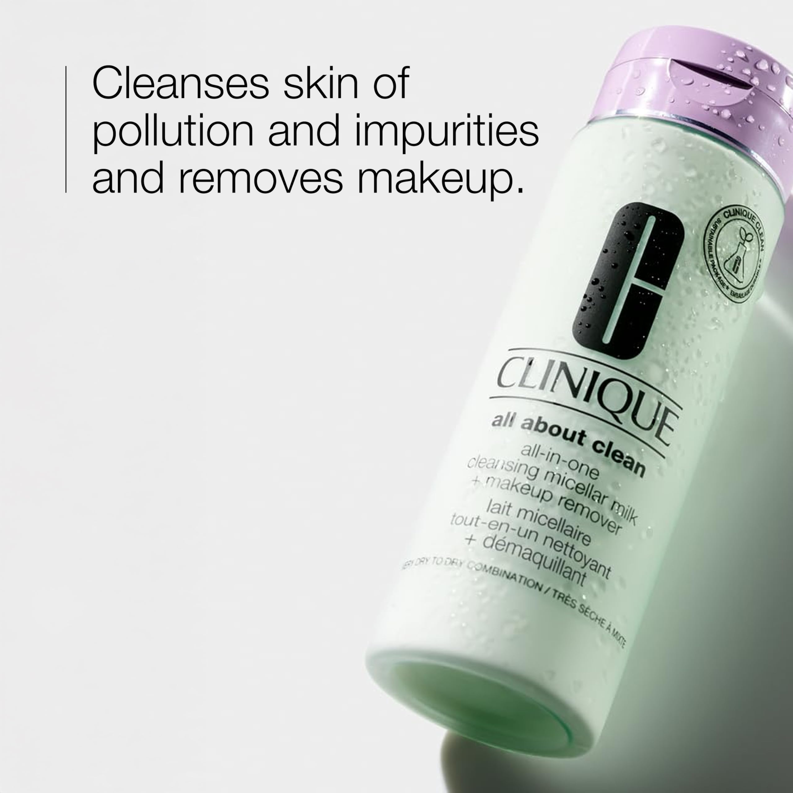 Clinique All About Clean All-in-One Cleansing Micellar Milk + Makeup Remover