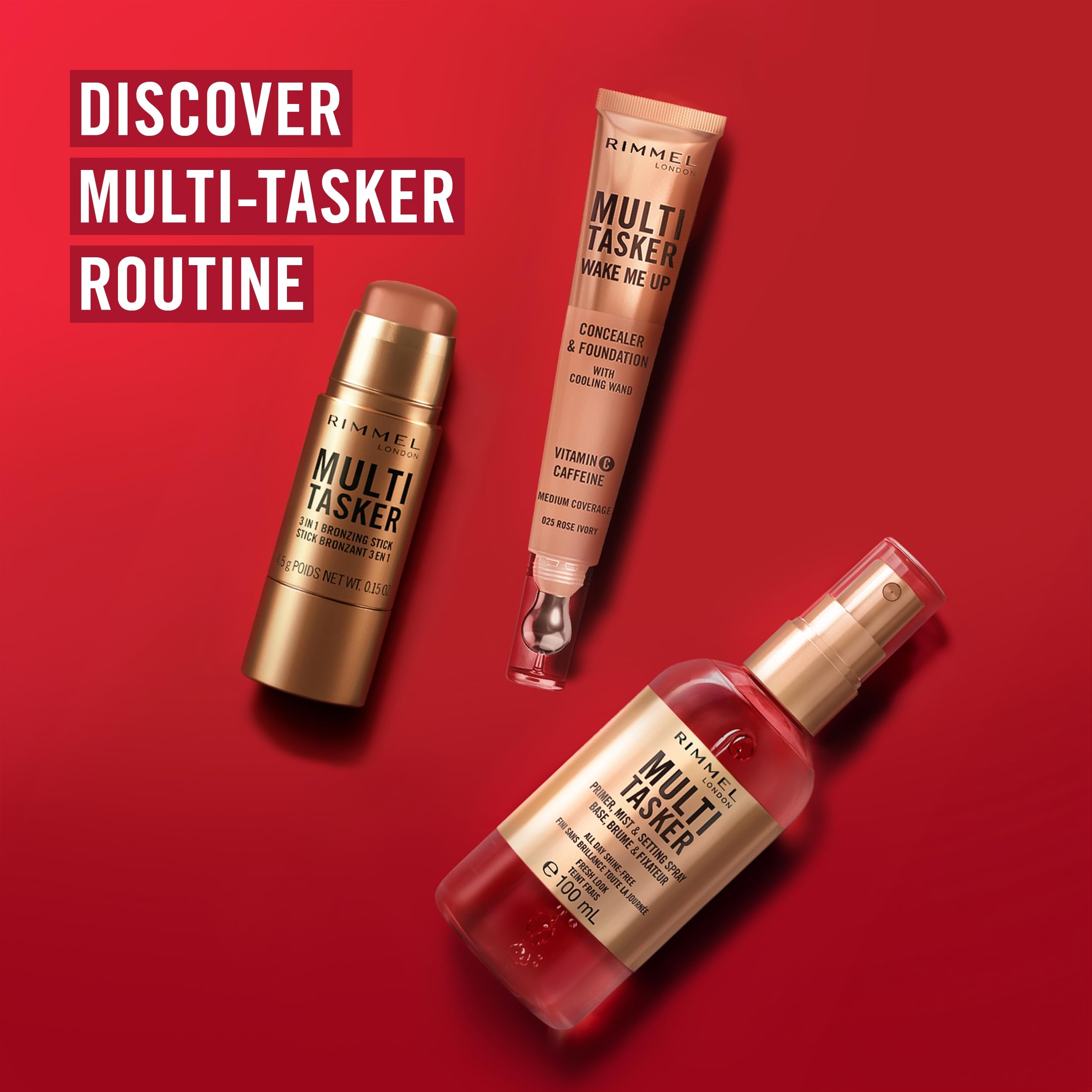 Rimmel Multi Tasker 3 in 1 Bronzing Stick, Shade 004 Deep, Sculpted and Bronzed 8