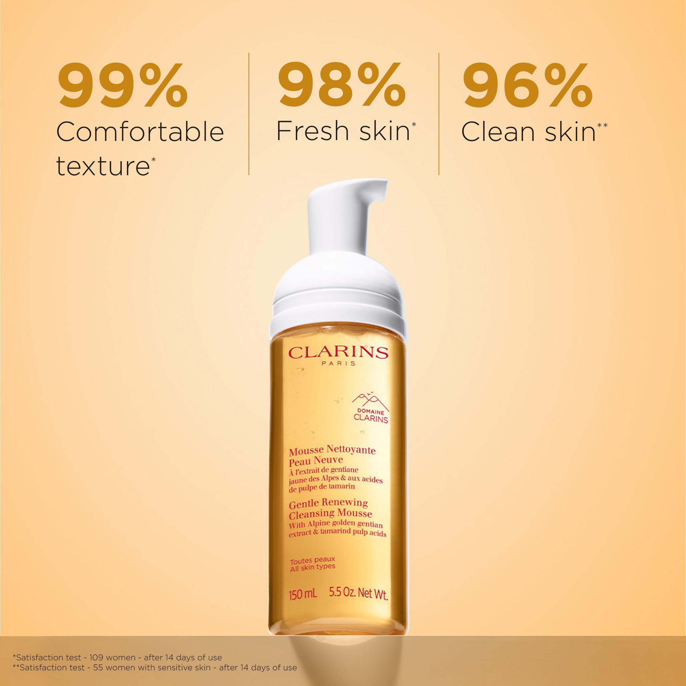 CLARINS Gentle Renewing Cleansing Mousse 150ml