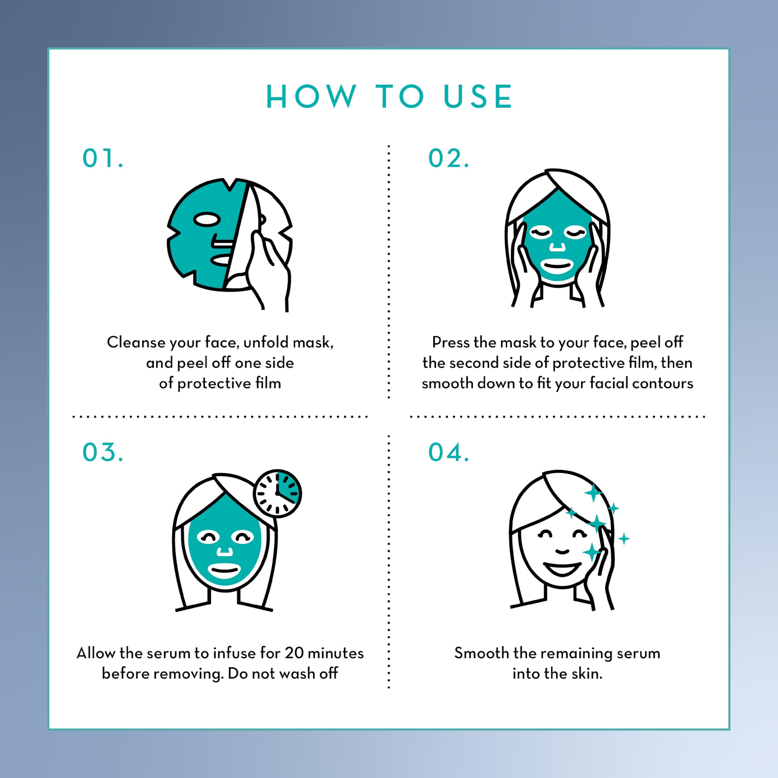 Seoulista Beauty Super Hydration Instant Facial Mask with Hyaluronic Acid & Coconut 3