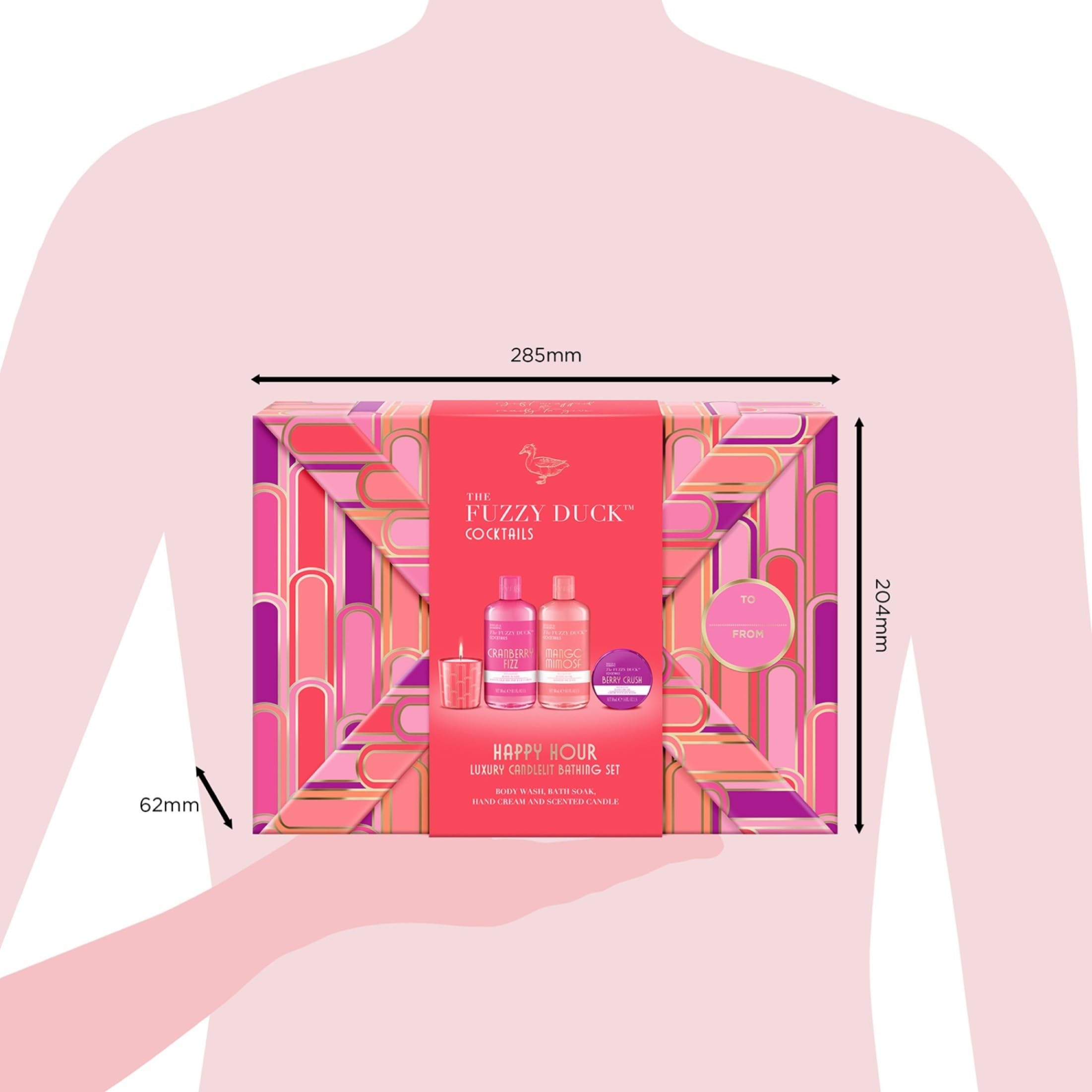 Baylis & Harding The Fuzzy Duck Cocktails Luxury Candlelit Bathing Gift Set - Vegan Friendly 6