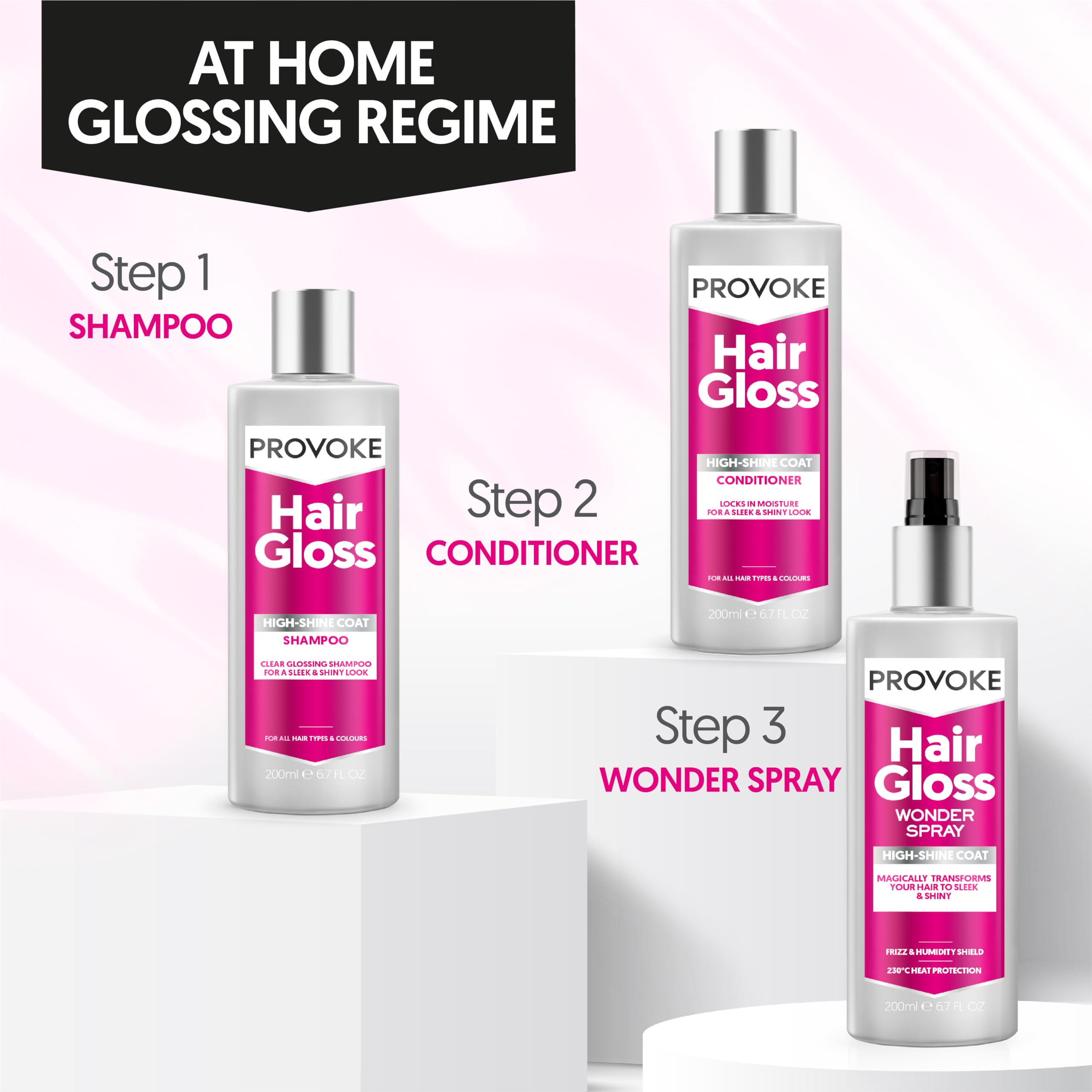 PROVOKE Hair Gloss High-Shine Coat Conditioner for Mirror Shine 200ml 6