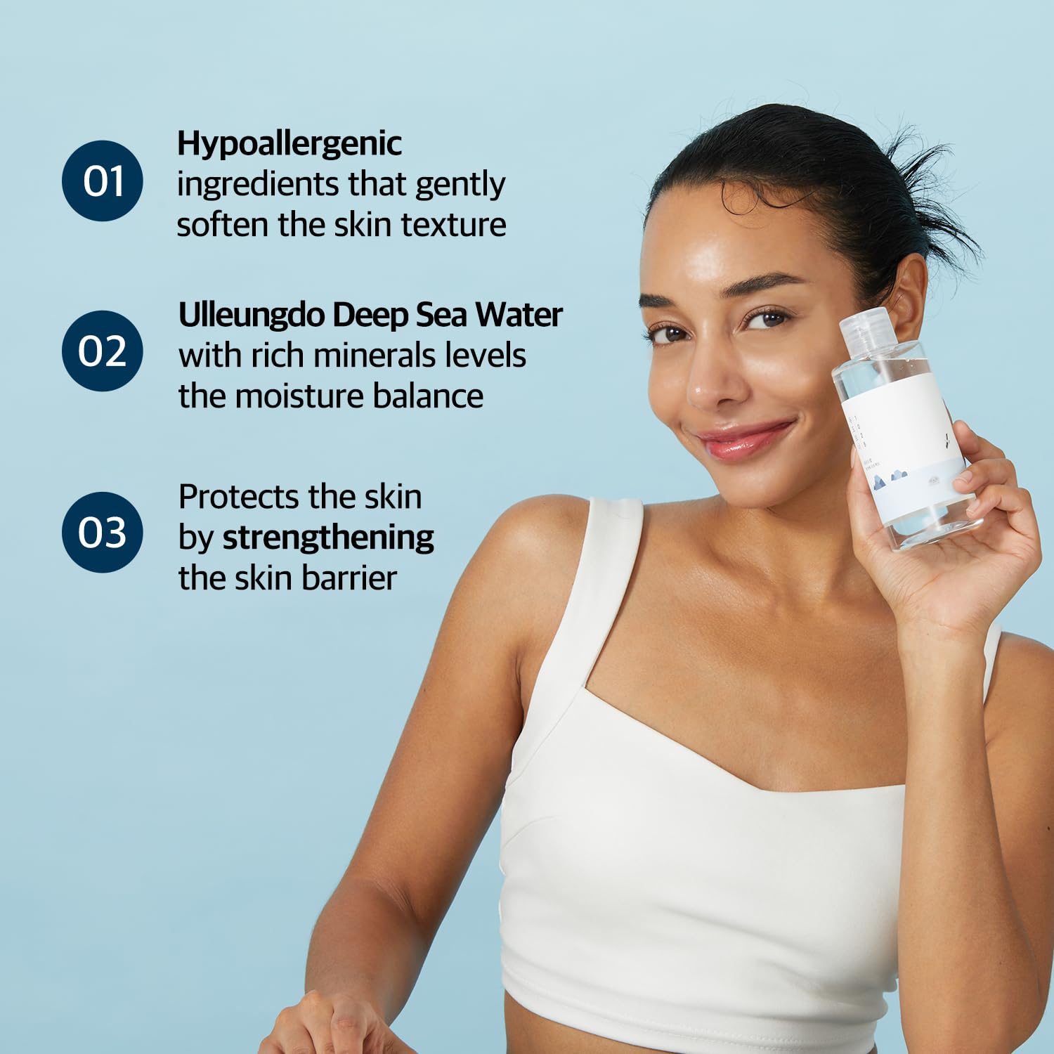 ROUND LAB 1025 Dokdo Toner for Oil Control, Sebum Reduction, and Hydration (100ml) 7