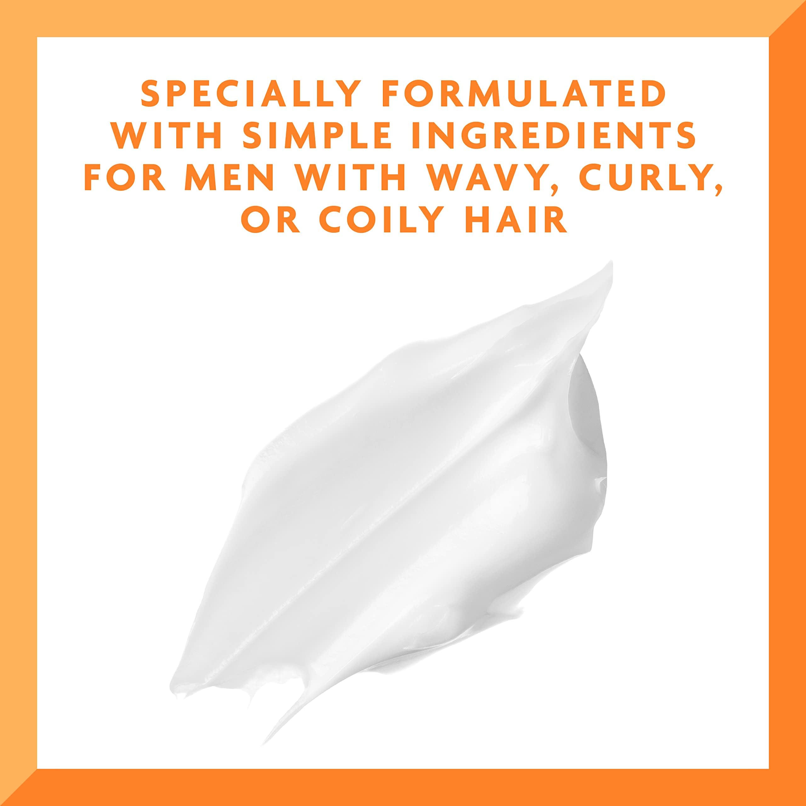 Cantu Men's Styling Cream Pomade for Soft, Defined Curls 227g 5