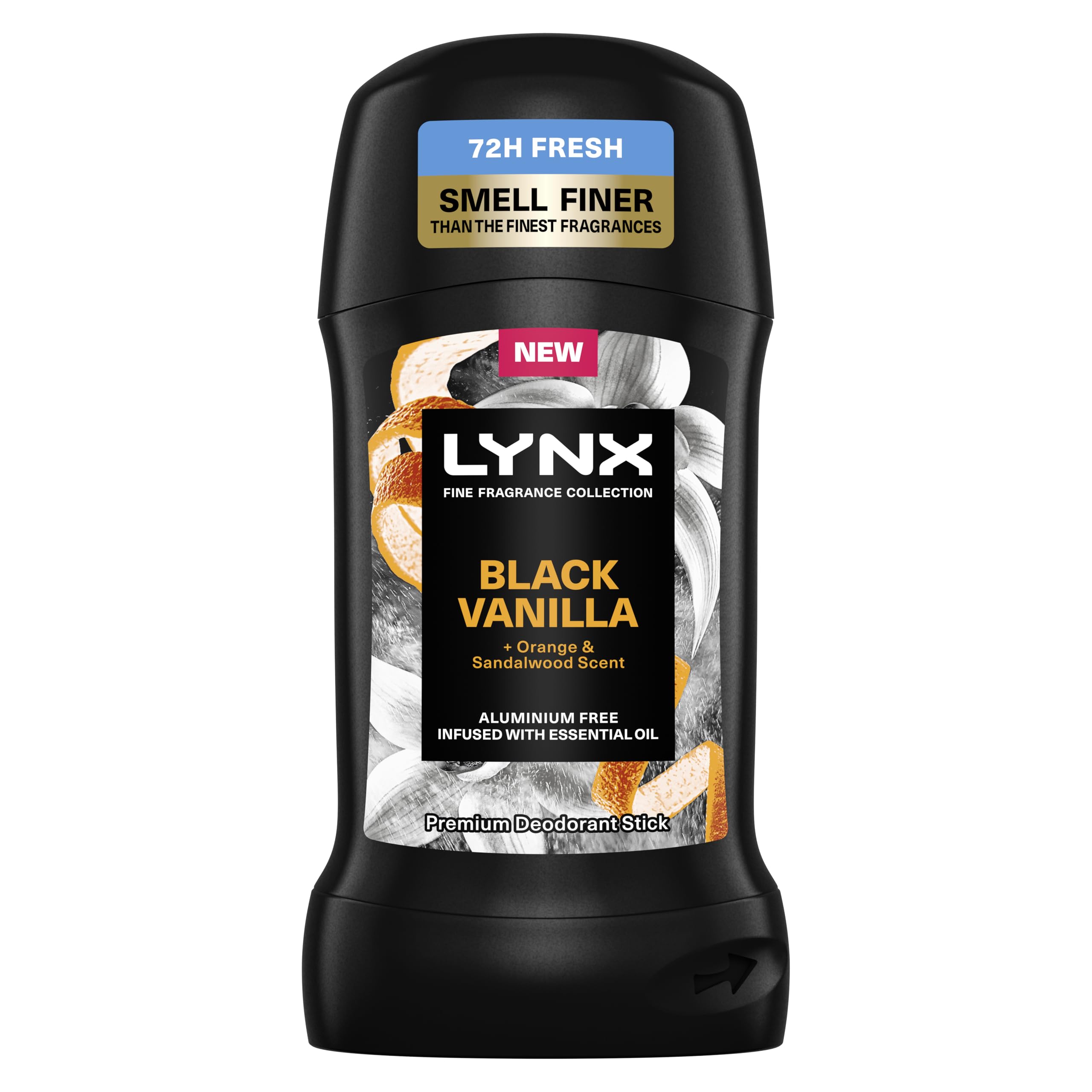 Lynx Fine Fragrance Collection Black Vanilla Premium Deodorant Stick mit 7
