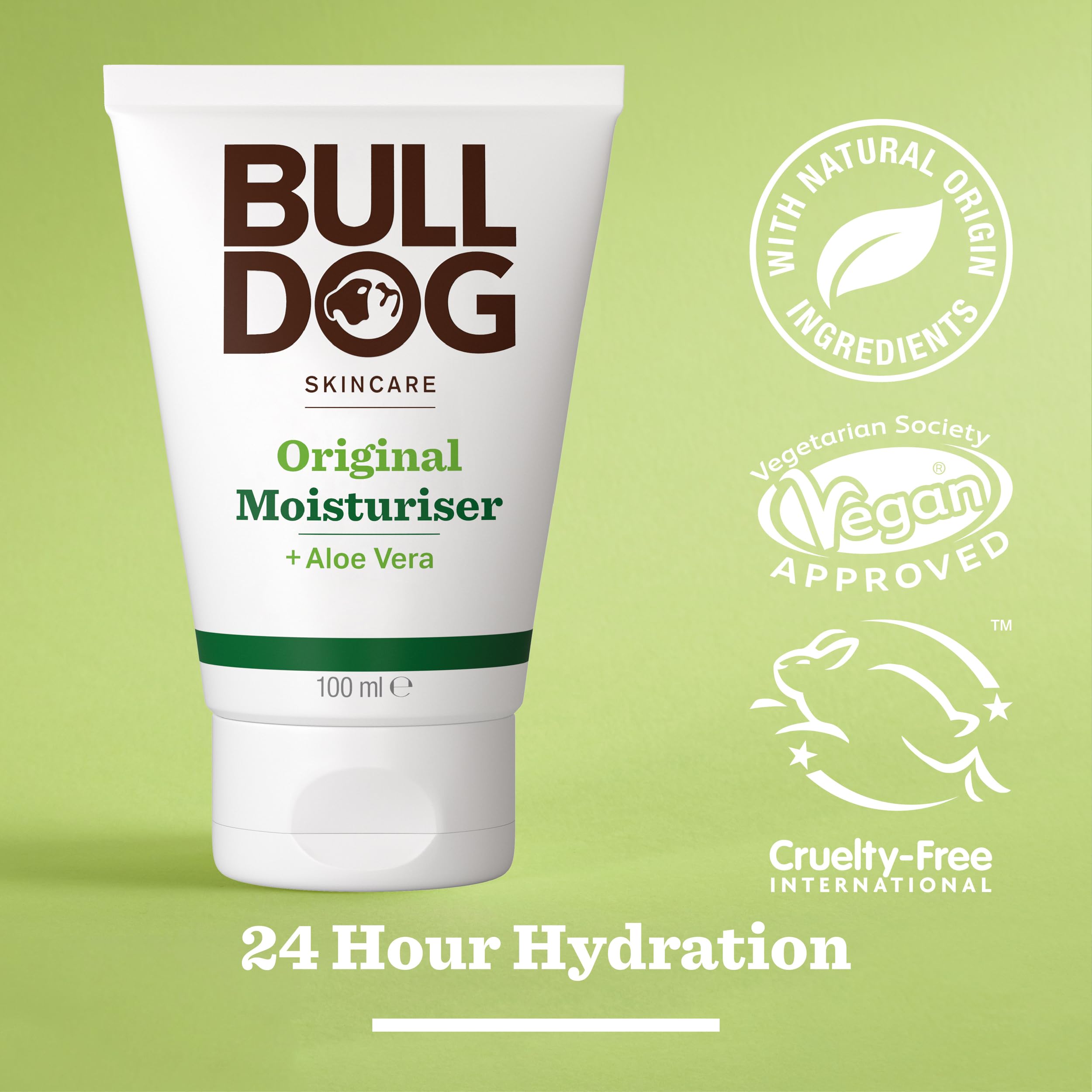 Bulldog Skincare Original Moisturiser for Men 100ml - 24 Hour Hydration