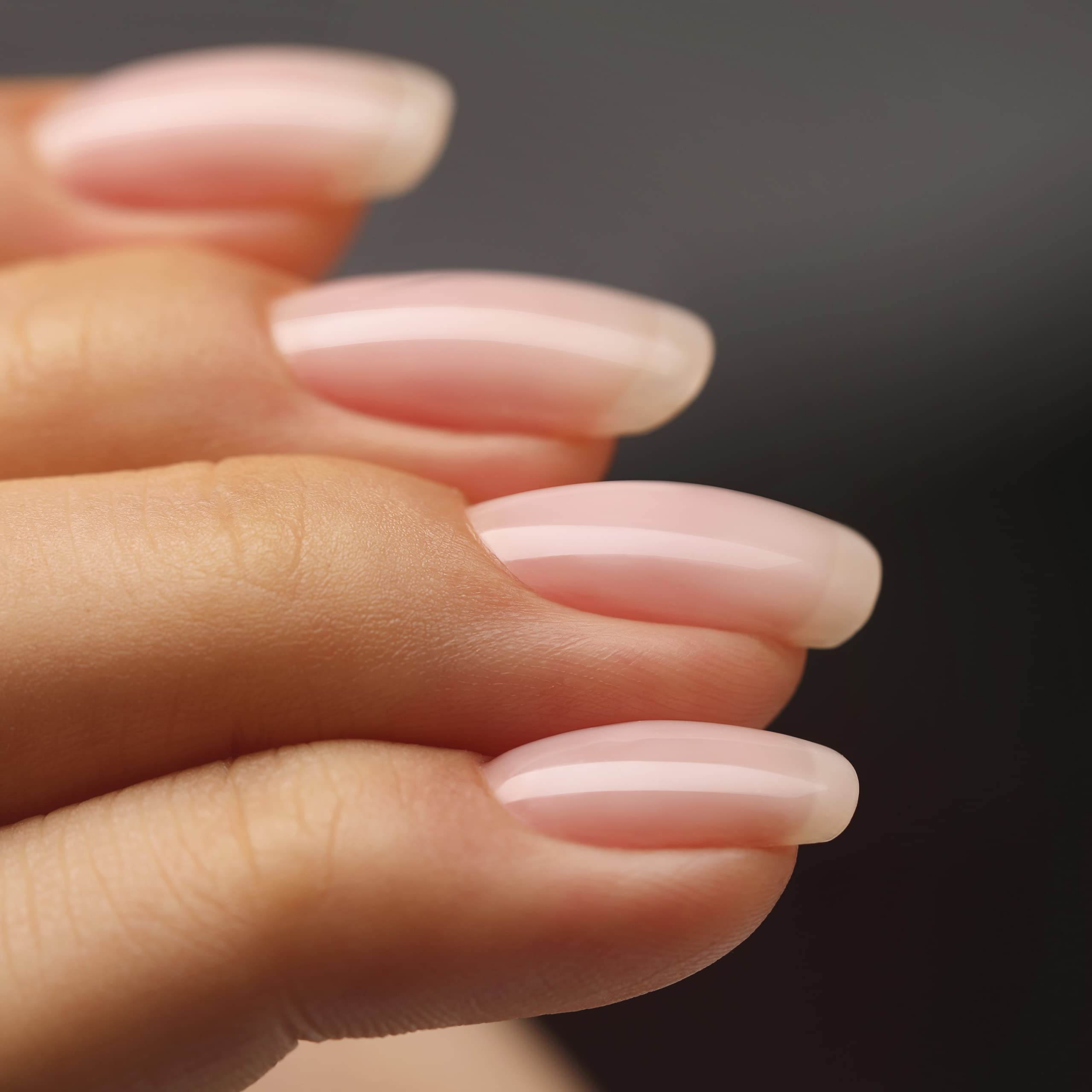 BLUESKY Hard Gel Builder and Strengthener for Hard, Strong Nails, Pink, 10 ml 4