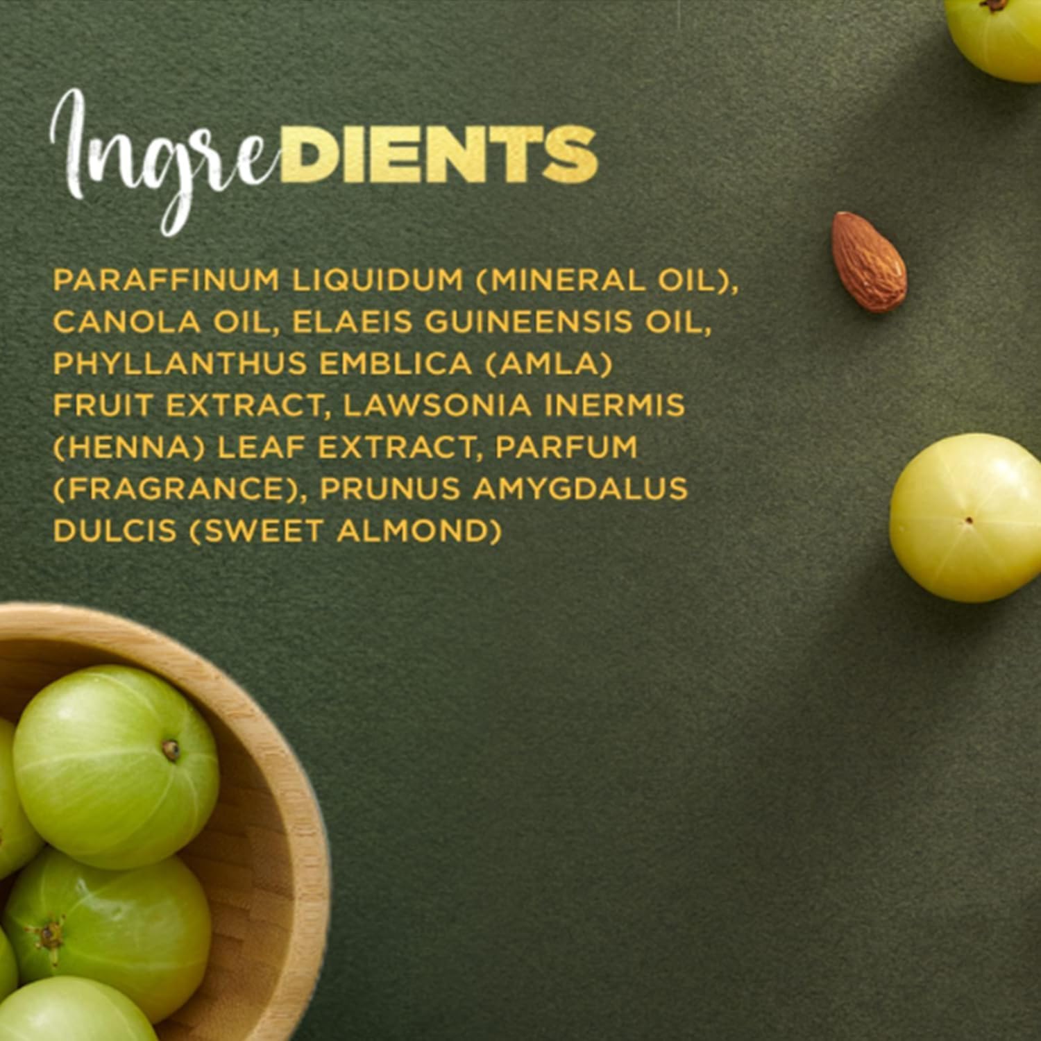 Dabur Amla Gold Haaröl – 200 ml, für langes, weiches und kräftiges Haar, angereichert mit P 5