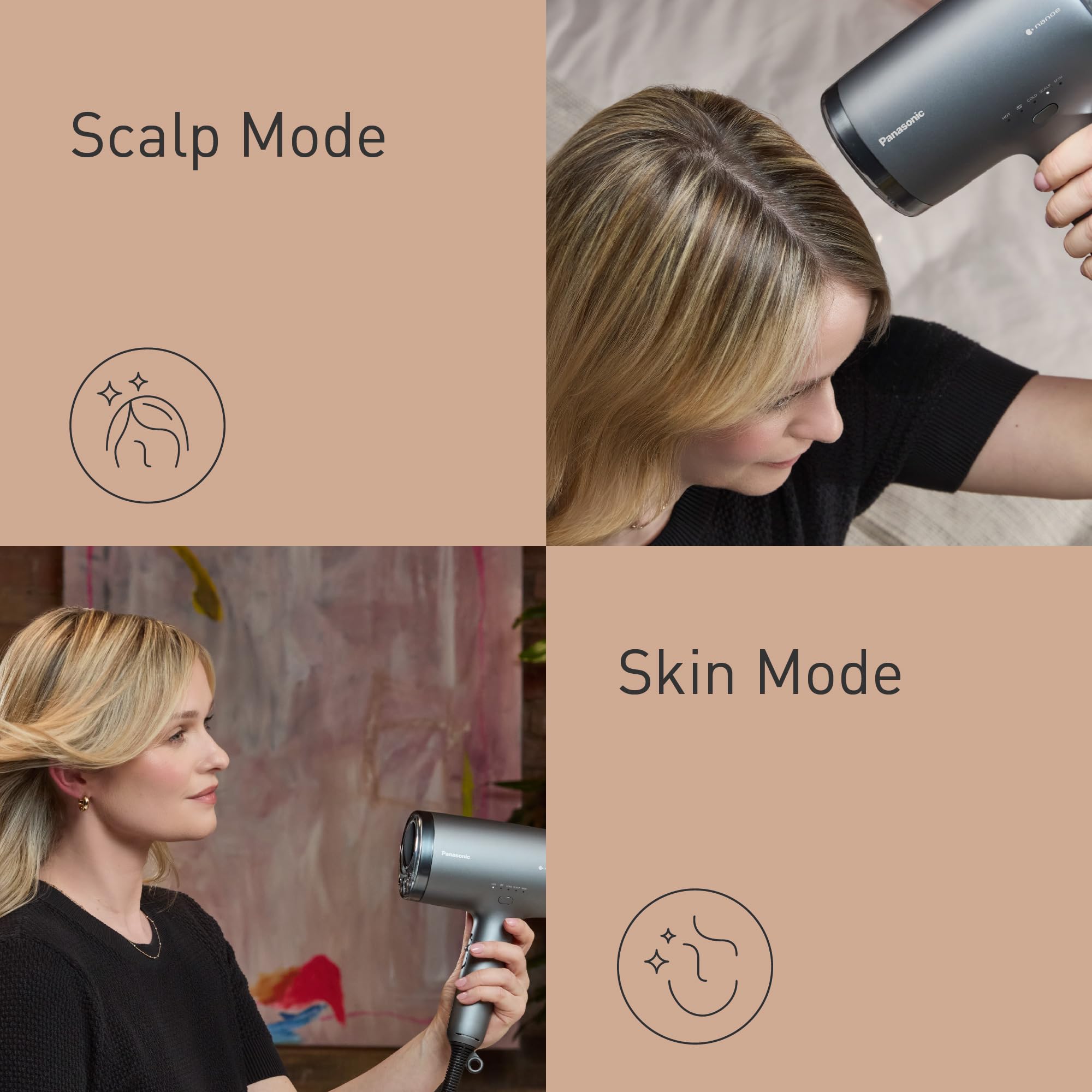 Panasonic EH-NA9N-H895 Hair Dryer with Diffuser: nanoe, Mineral Ions, Anti-Damage, 1600W 7