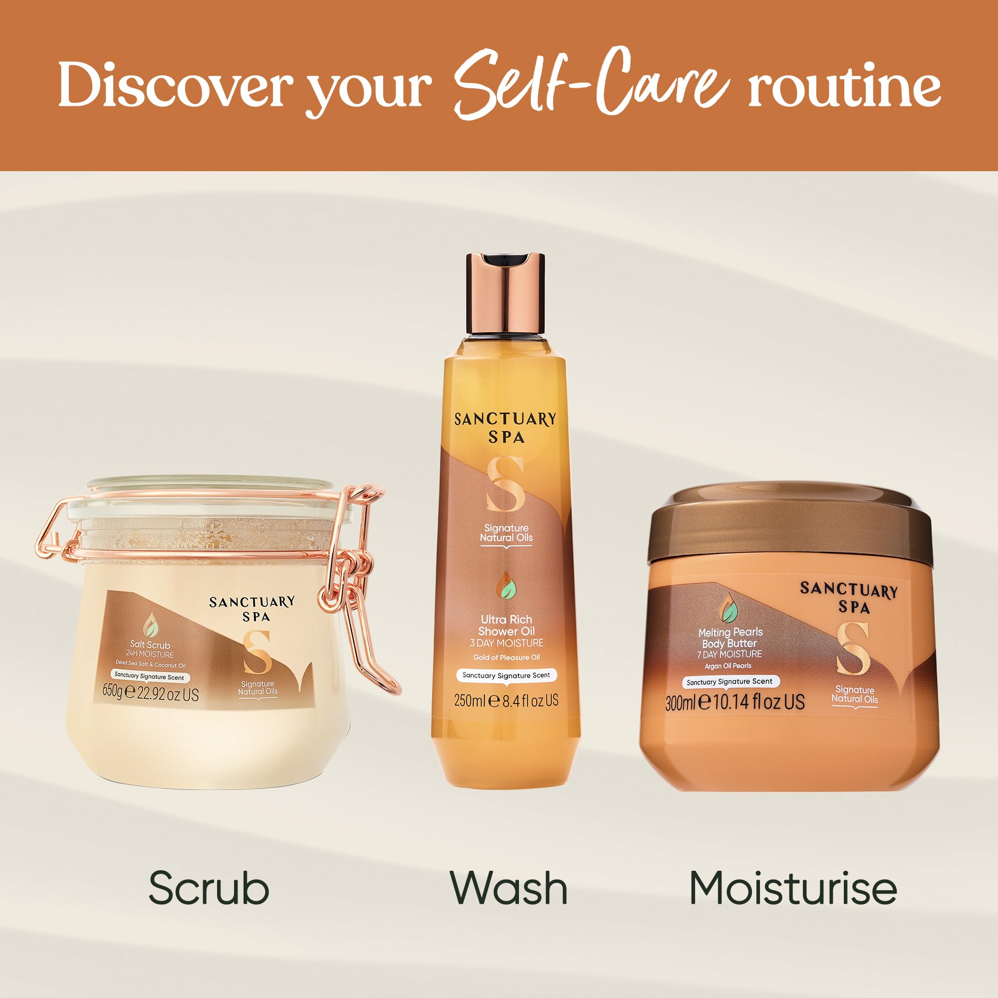 Sanctuary Spa Dead Sea Salt Scrub with Coconut Oil & Jojoba Oil for 24H Smooth Skin 6