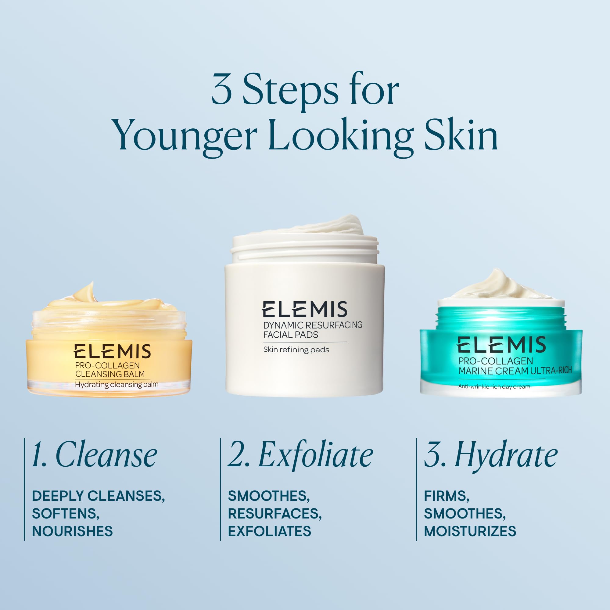 ELEMIS Pro-Collagen Marine Cream Ultra Rich, intensiv feuchtigkeitsspendende Anti-Falten-Gesichtslotion, Anti-Aging-Feuchtigkeitscreme für trockene Haut, Collagen-Tagesfluid zur Straffung und Festigung der Haut, nährende Gesichtscreme, 50 ml 6