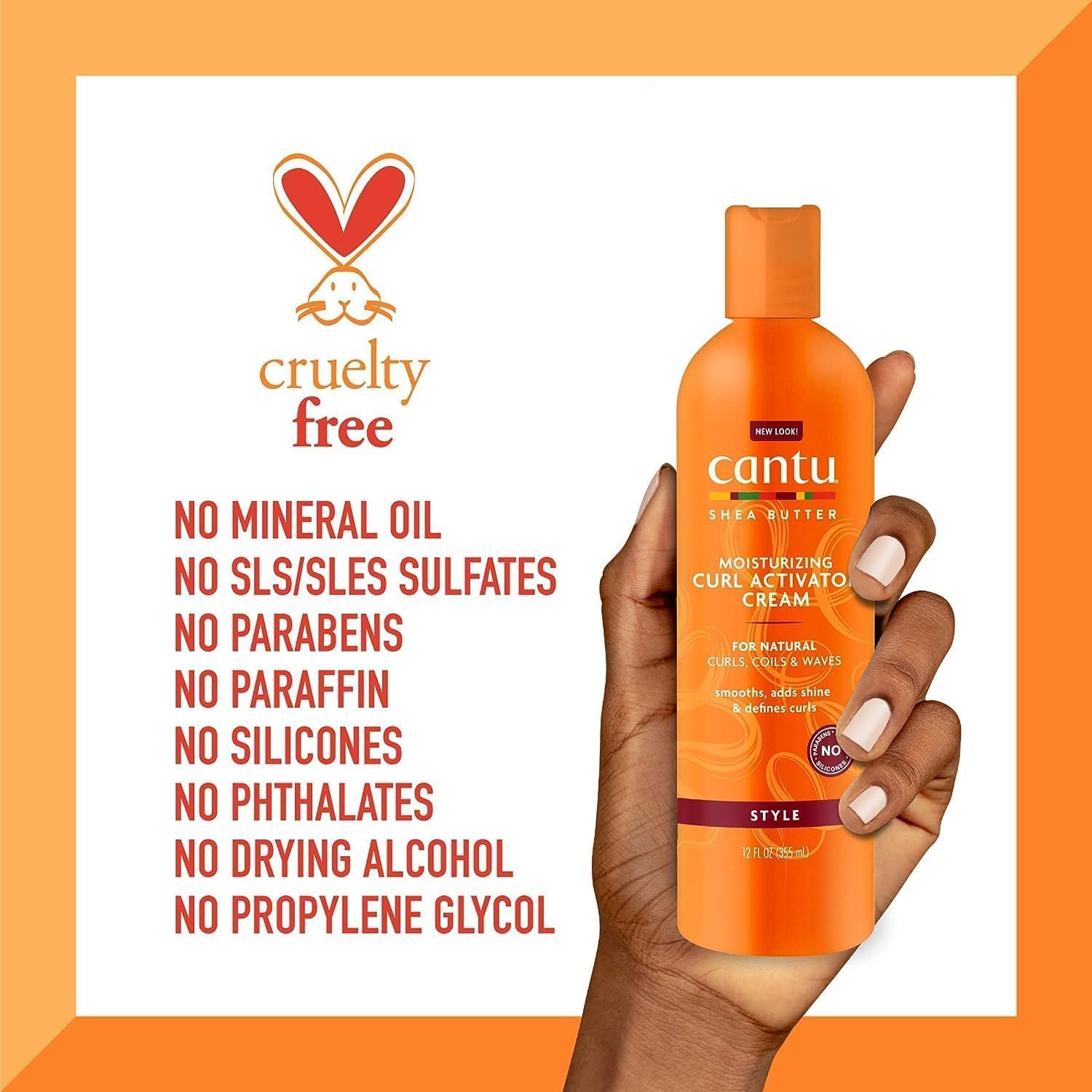 Cantu Moisturizing Curl Activator Cream for Natural Hair (355ml) 7