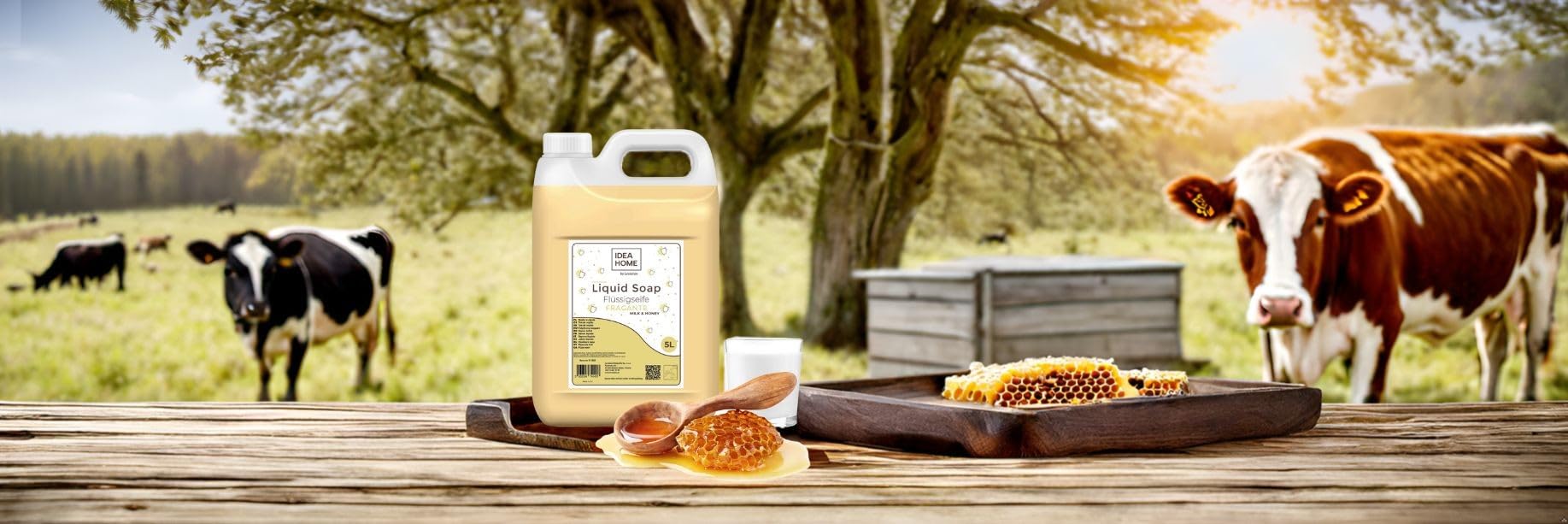 IDEA HOME FRAGANTE Liquid Hand Soap 5L - Cream Soap Rich in Vitamins A, E, F and Minerals 6