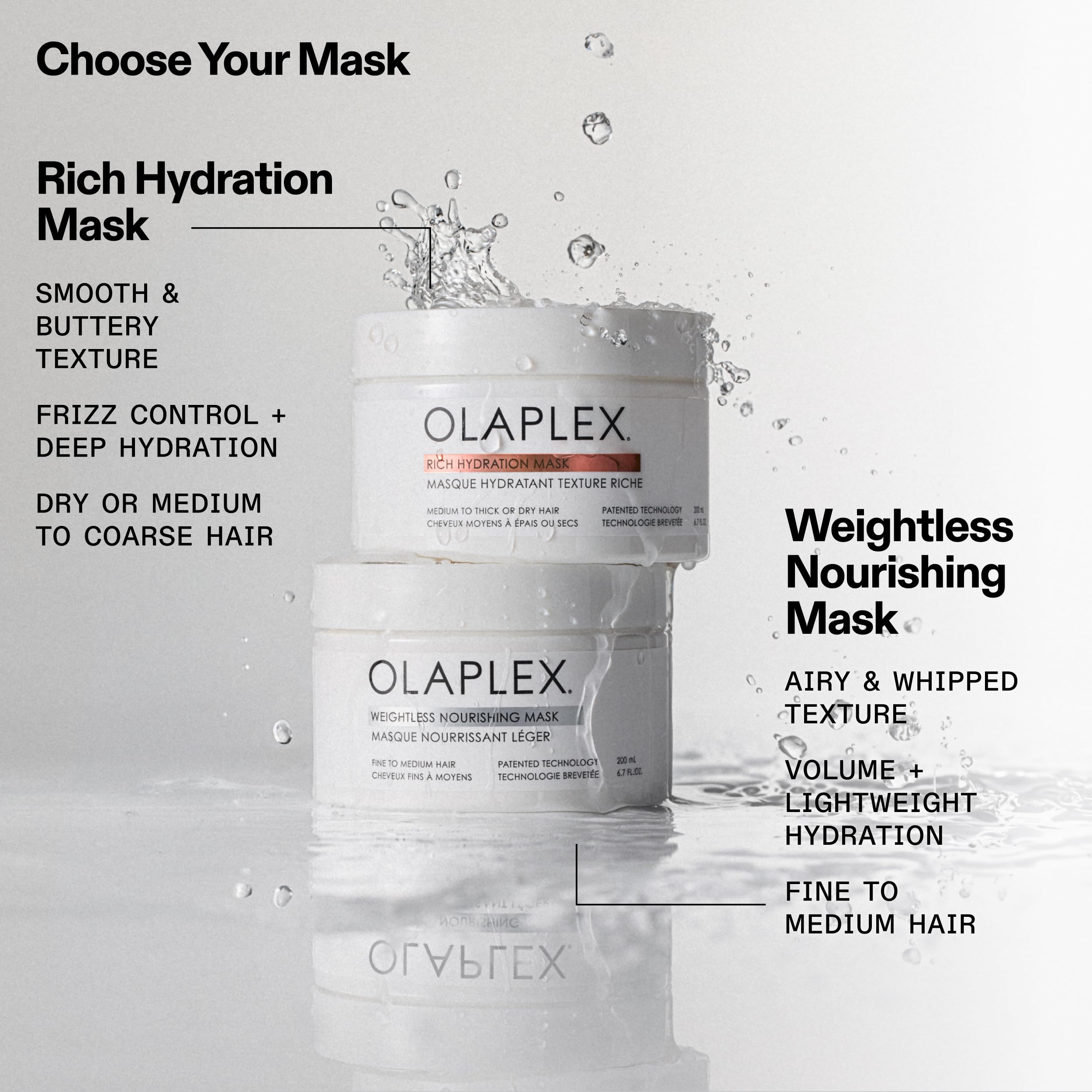 OLAPLEX Weightless Nourishing Mask: Cuticle Sealing Hydration & Volume 8