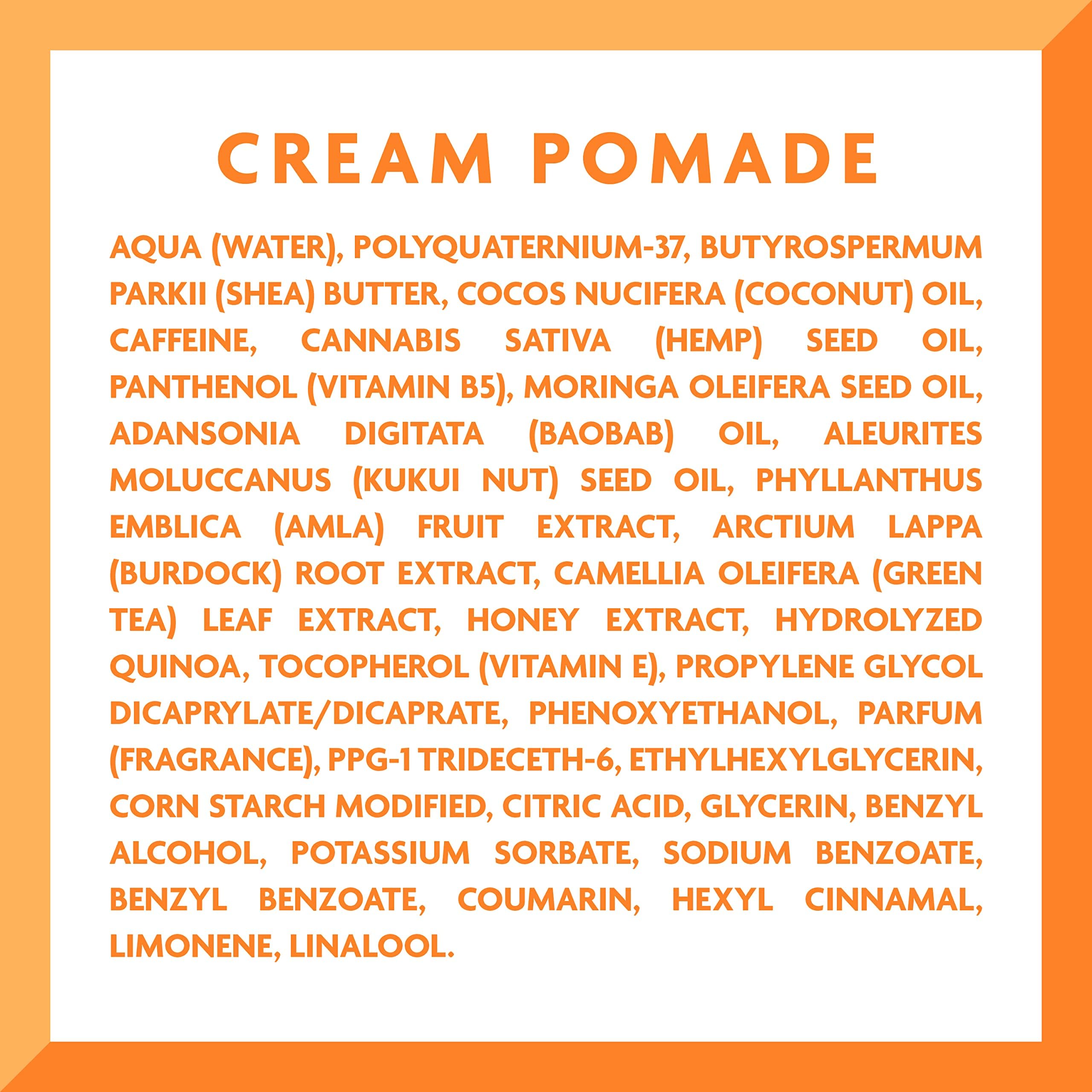 Cantu Men's Styling Cream Pomade for Soft, Defined Curls 227g 9