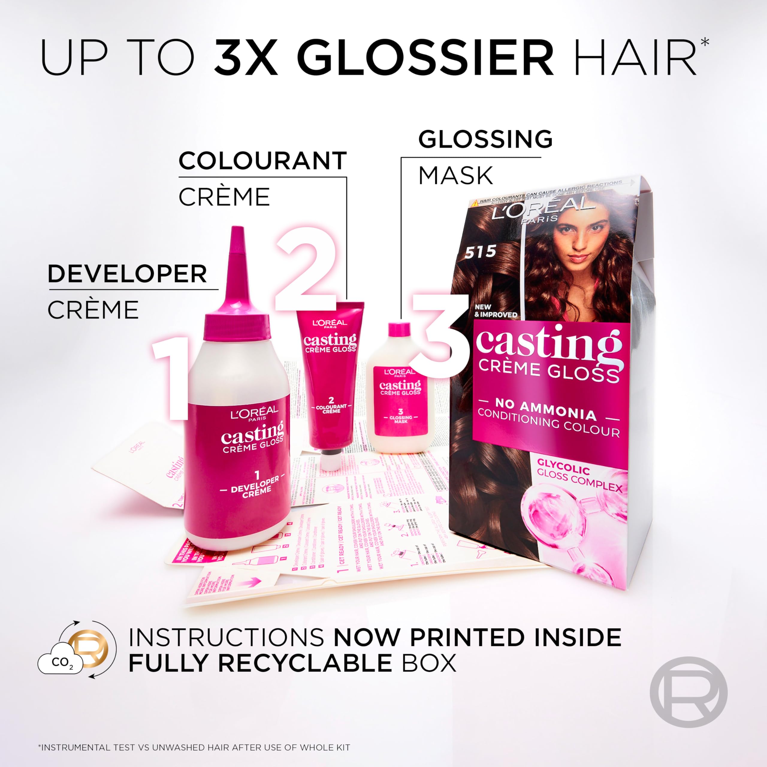 L'Oréal Paris Casting Crème Gloss Semi-Permanent Hair Dye 613 Iced Moccachino No-Ammonia 4