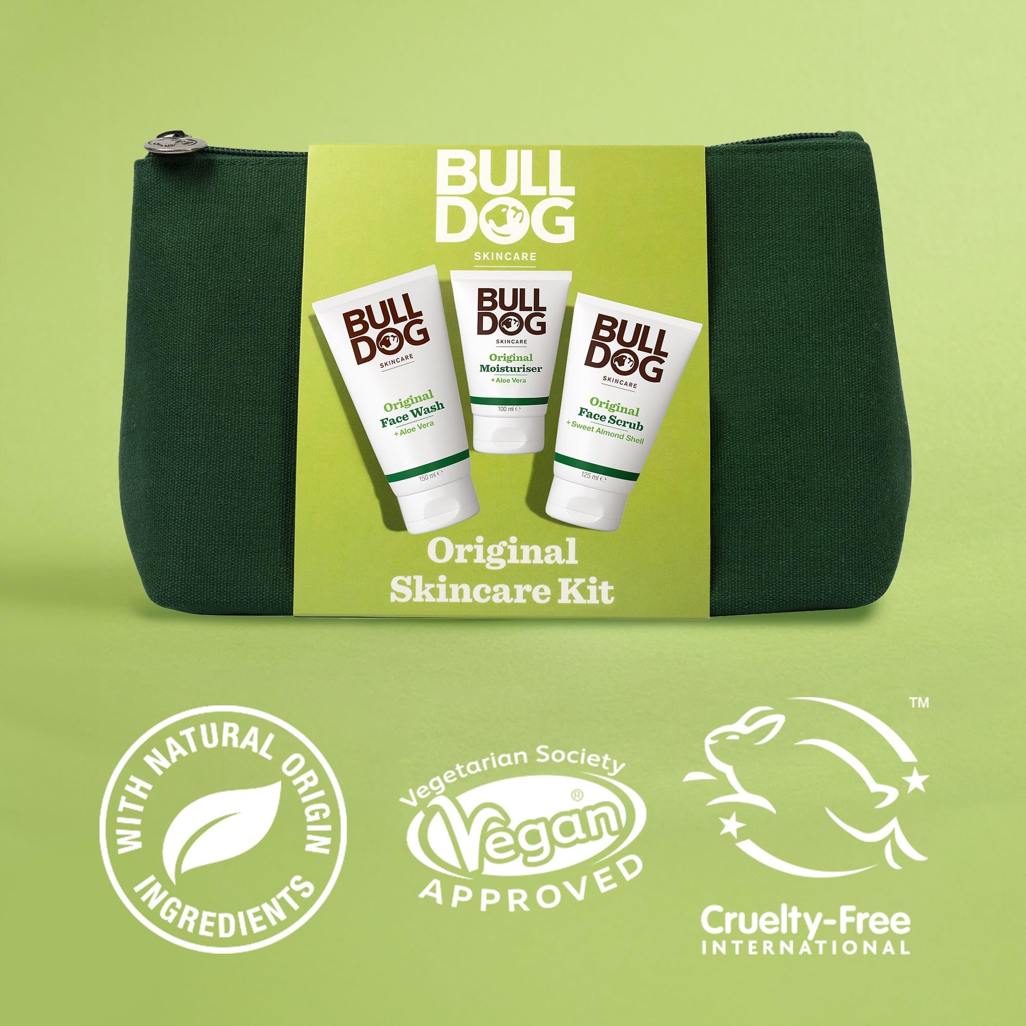 Bulldog Skincare Original Grooming Gift Set for Men with Moisturiser, Face Wash, and Scrub 5