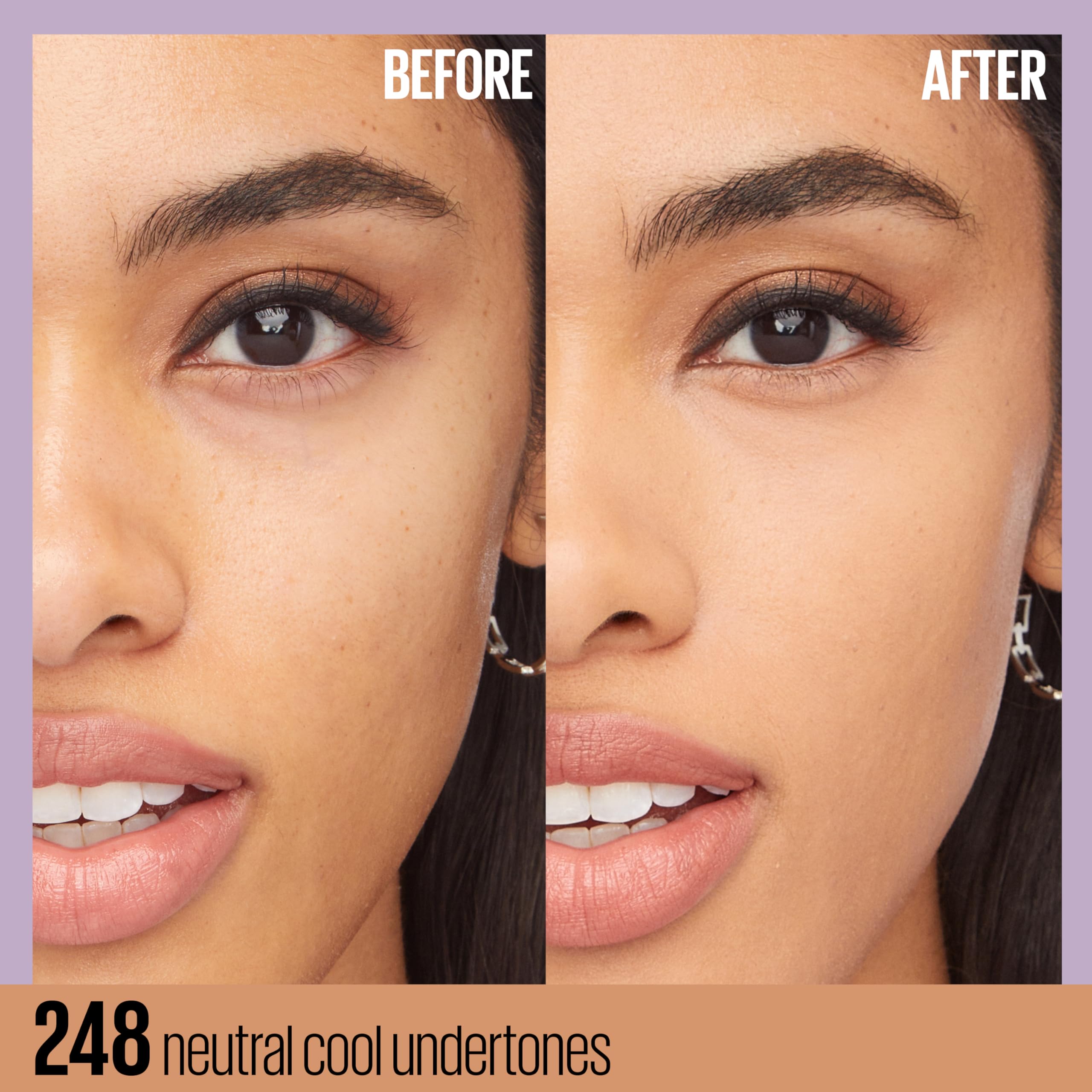 Maybelline New York Super Stay Lumi-Matte Foundation - 30HR Wear, Medium-Full Coverage, Shade 248 3