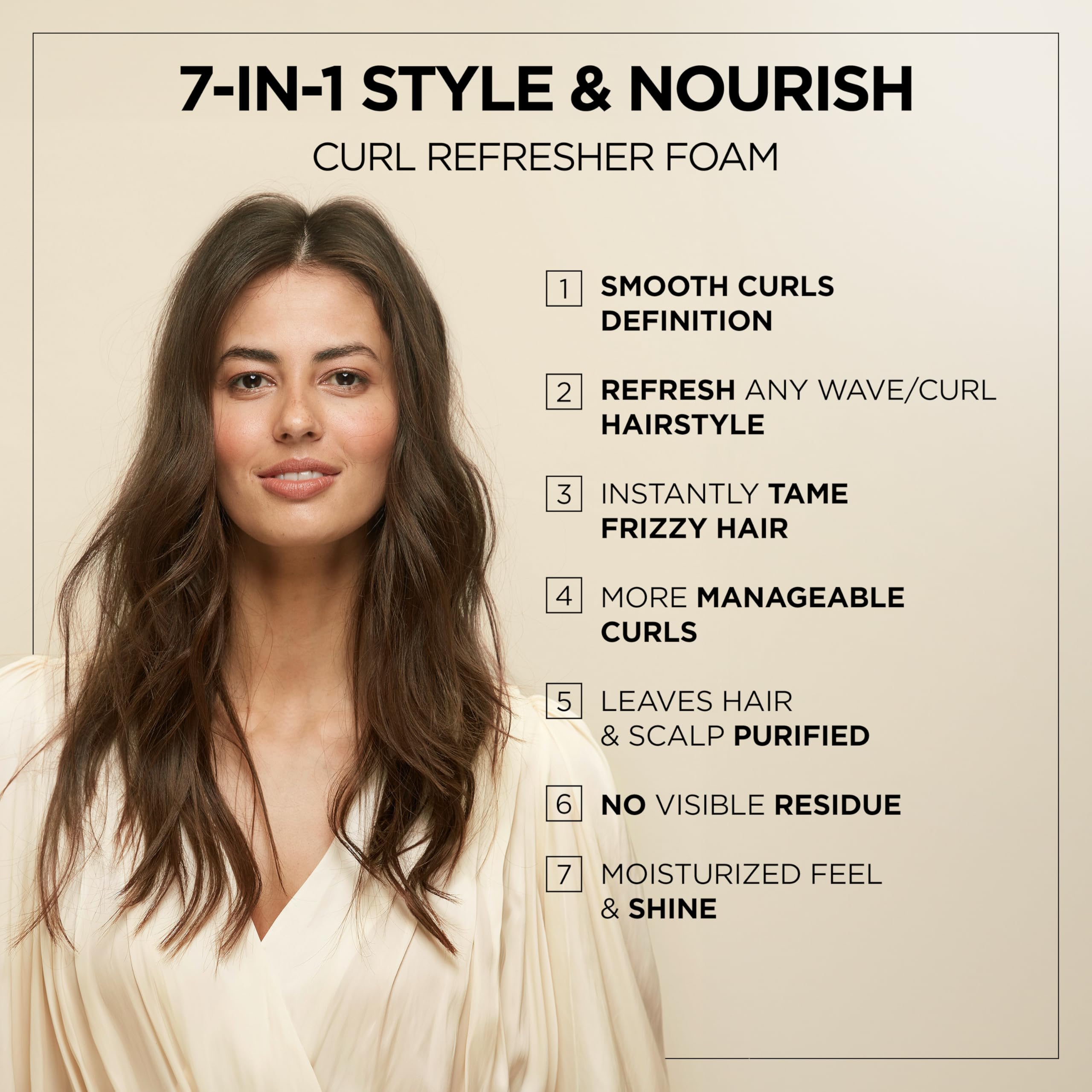 Wella Deluxe Curl Refresher Foam | Anti-Frizz, Moisturizing Styling for Curly & Wavy Hair | 200ml 3