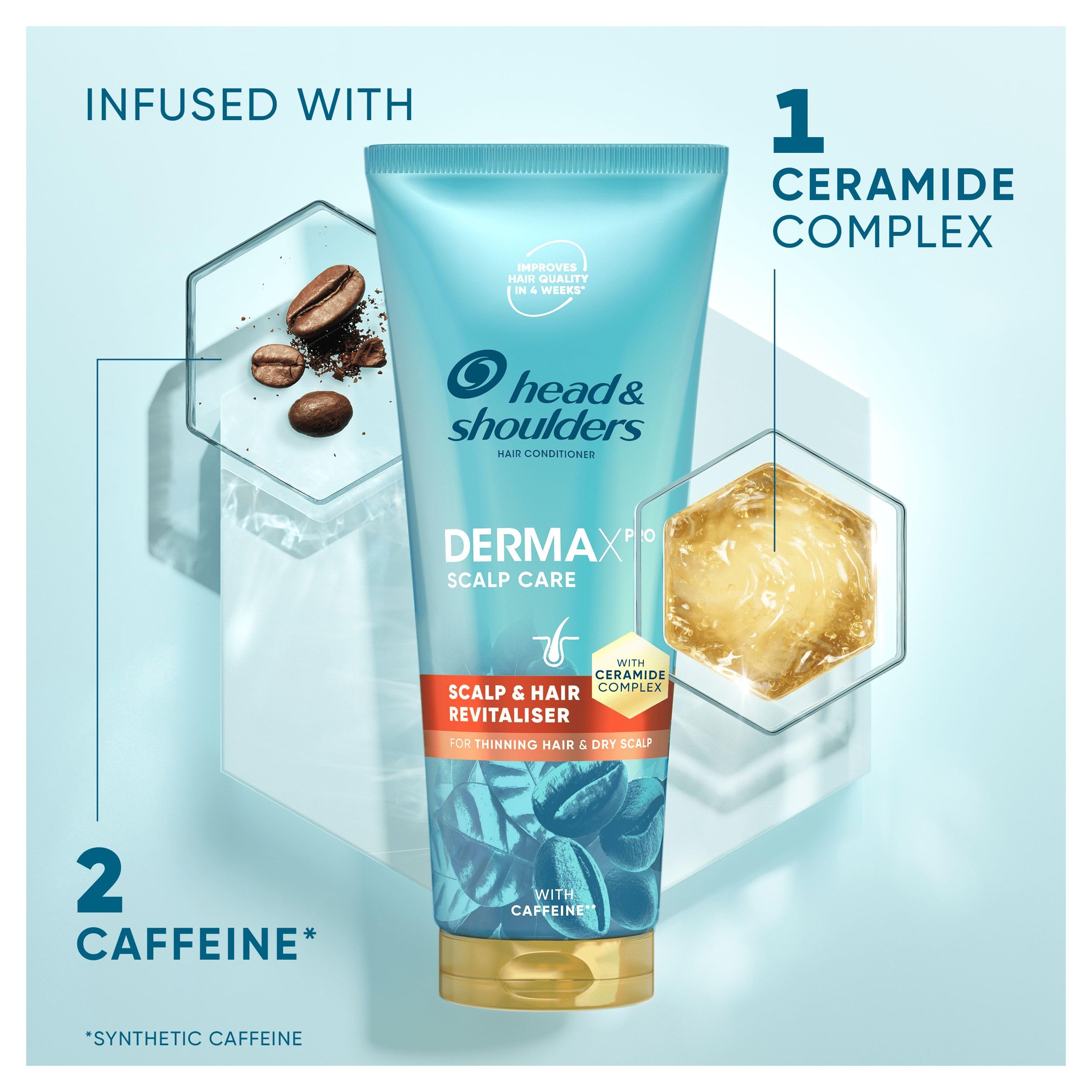 Head & Shoulders DermaXPro Revitaliser Lightweight Conditioner for Dry Scalp & Thinning Hair 220ml 4
