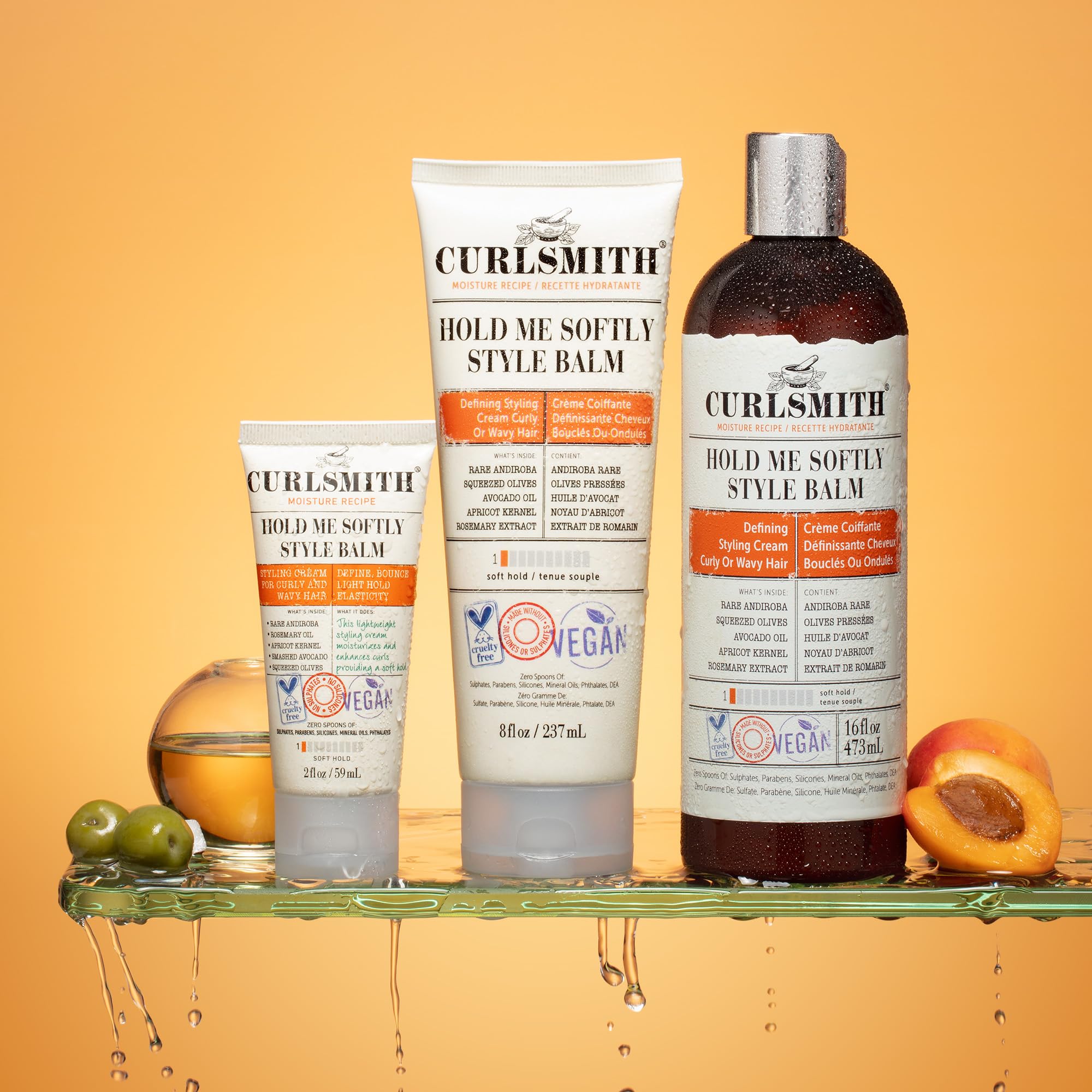 Curlsmith – Hold Me Softly Style Balm – Vegane Stylingcreme mit sanftem Halt für Haare 3