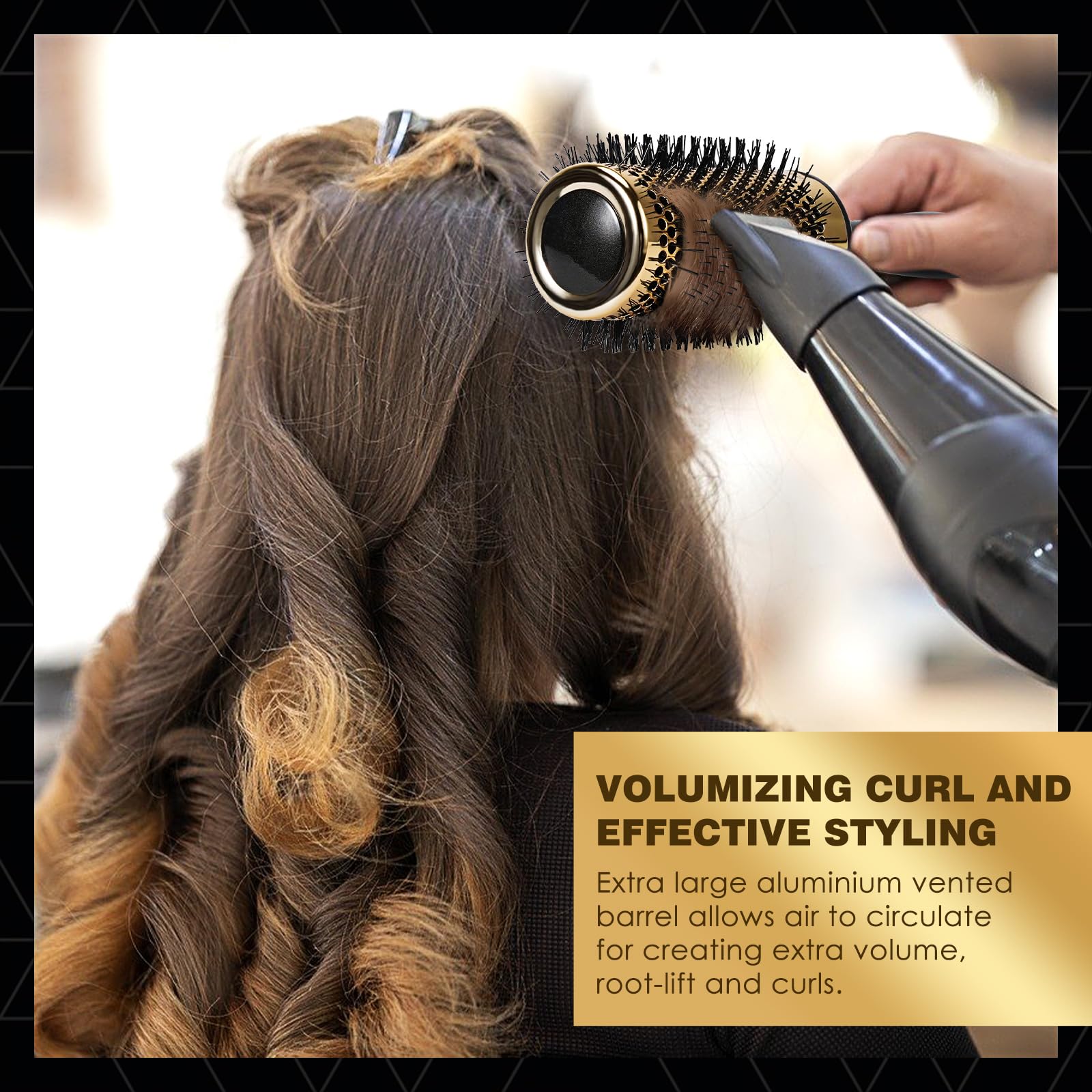 SHINLEA 53MM Round Hair Brush for Blow Drying, Volumizing, and Creating Big Waves 3