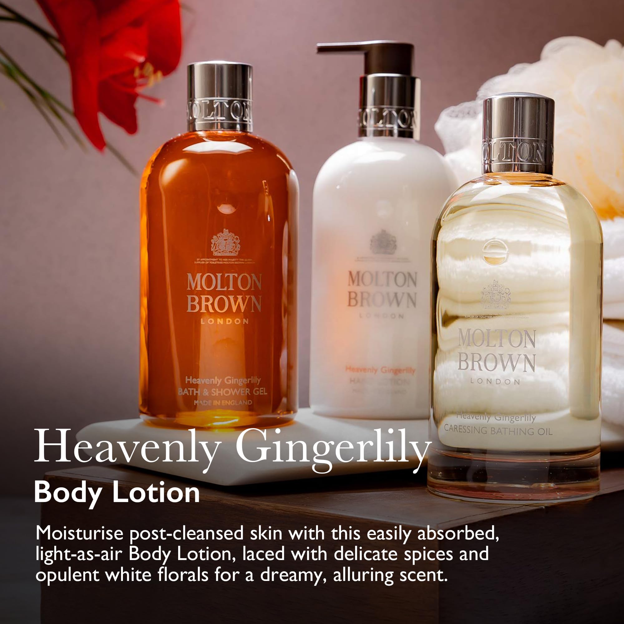 Molton Brown Heavenly Gingerlily Body Lotion 300 ml Hydration 3