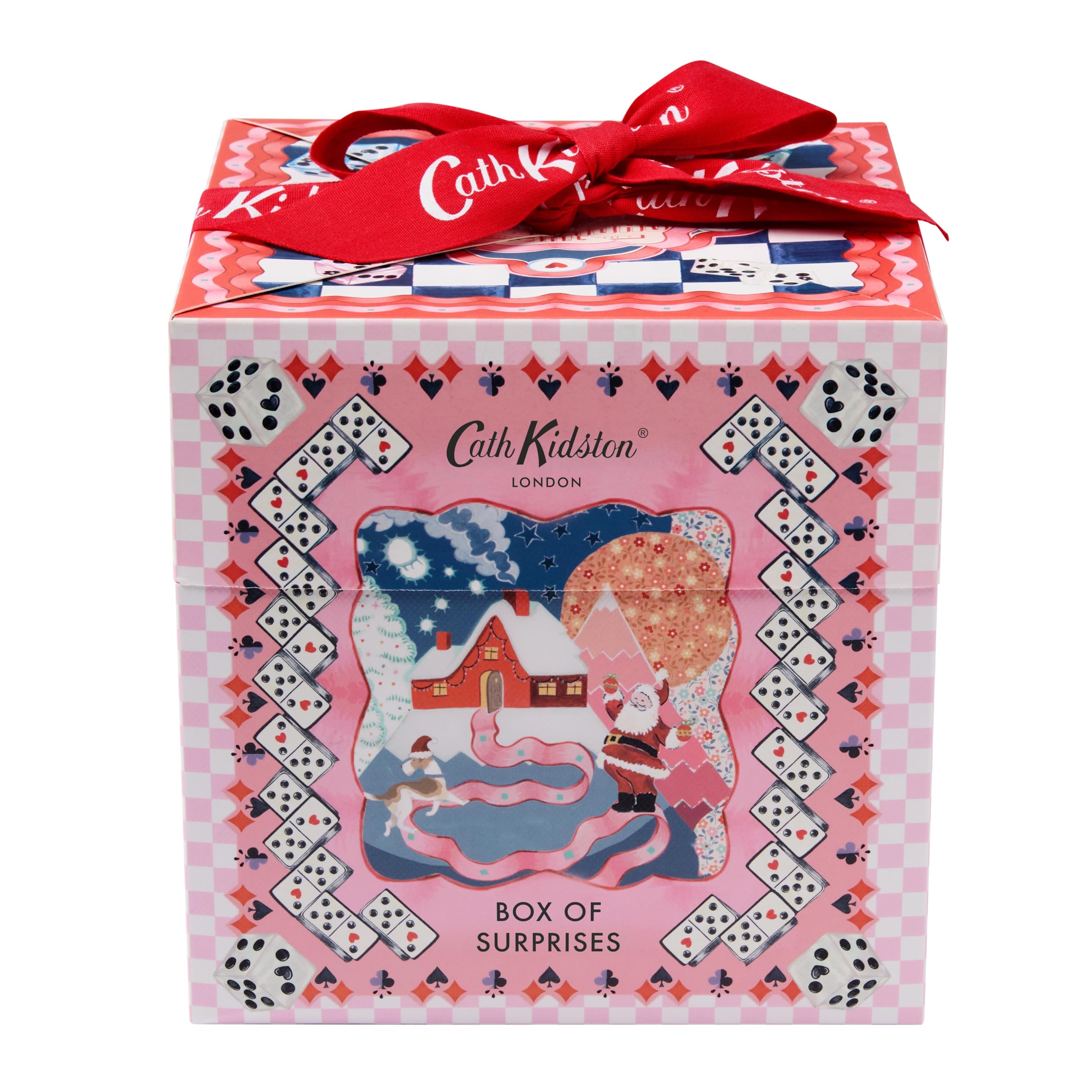 Cath Kidston Red Berry & Cedar Festive Body Care Gift Set with Balm and Cards 4