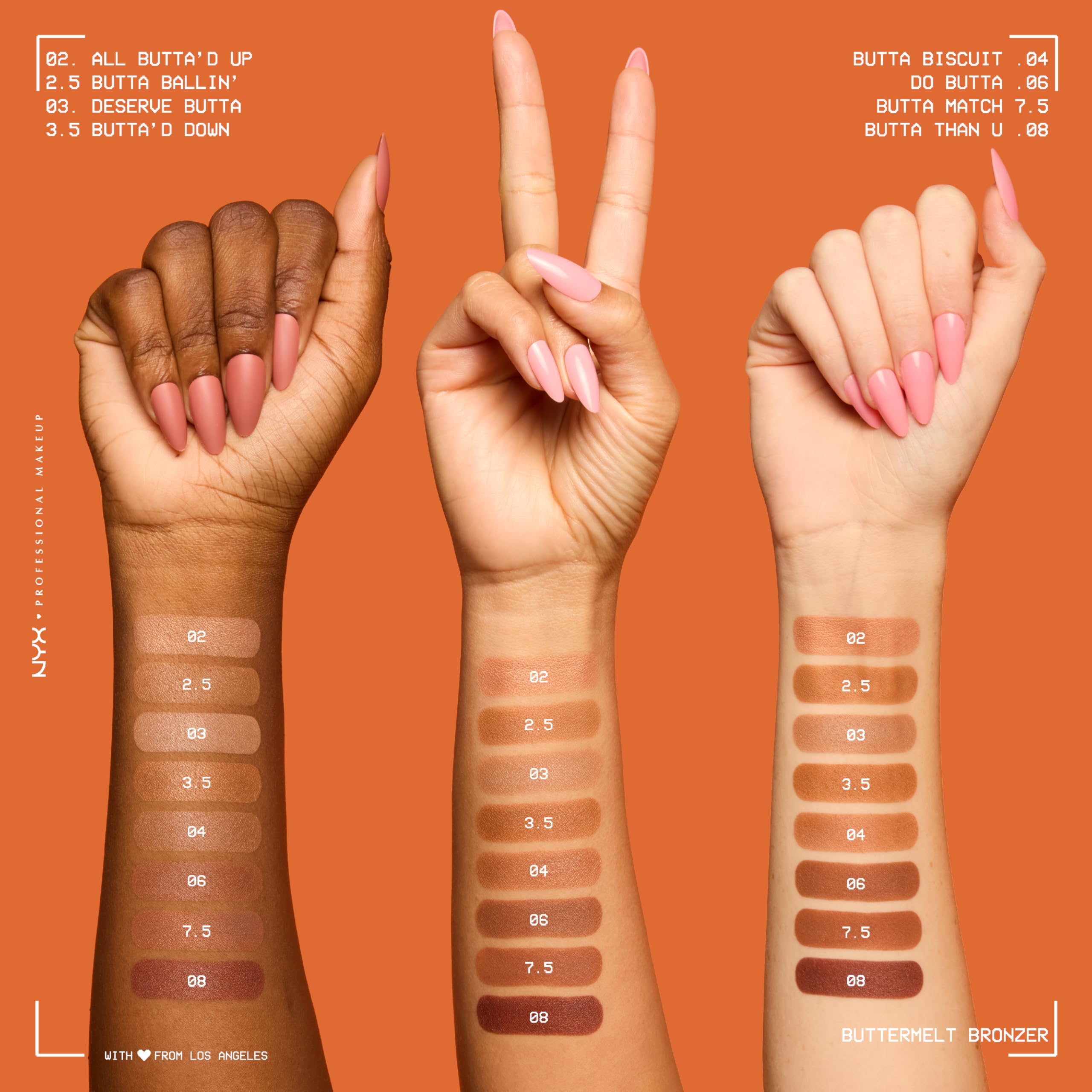 NYX Professional Makeup Buttermelt Powder Bronzer - Do Butta Shade - Up To 12H Wear 4