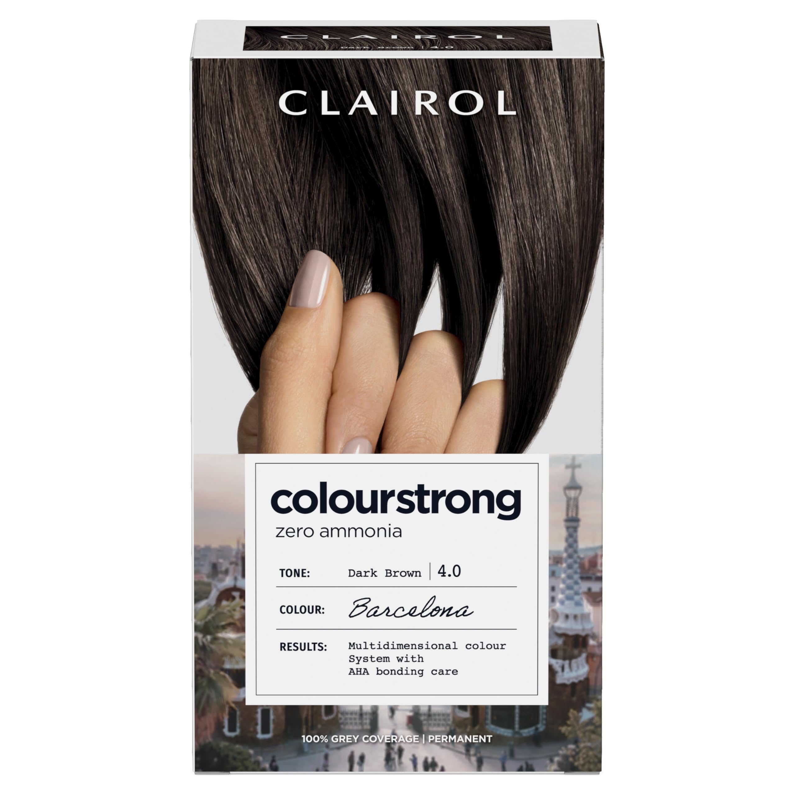 Clairol Colour Strong Permanente Haarfarbe - 4.0 Dunkelbraun