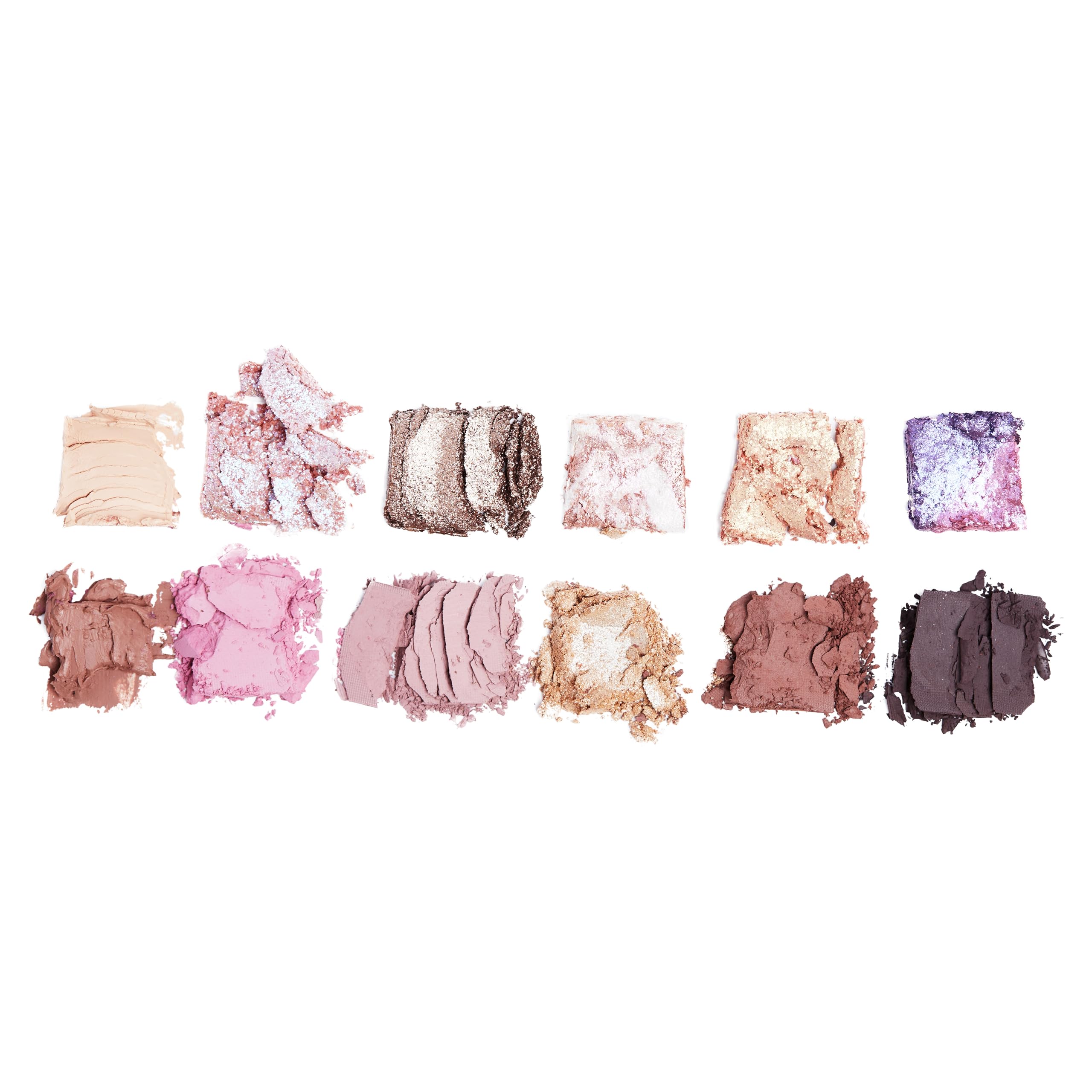 Makeup Revolution Enchanted Icon Eyeshadow Palette - Cream, Matte & Shimmer Finishes, 12 Shades 3
