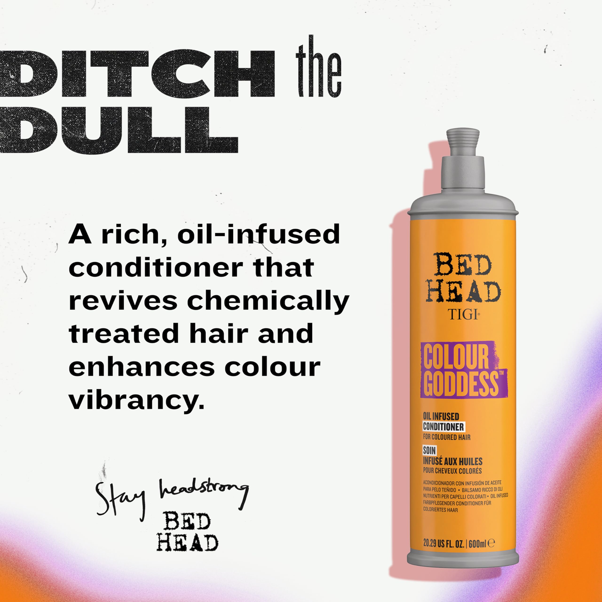 Bed Head by TIGI – Colour Goddess Conditioner – Ideal für coloriertes Haar – 7