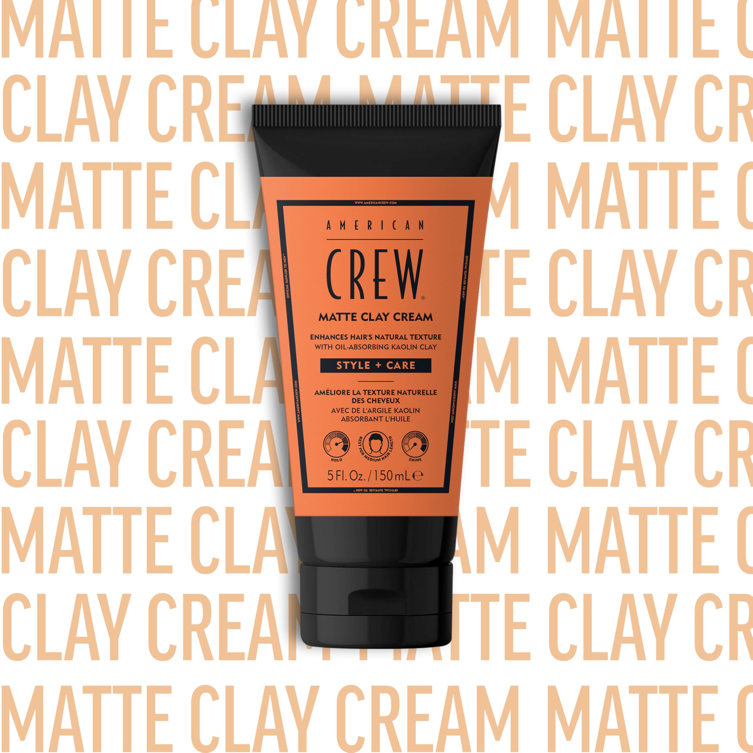 American Crew Matte Clay Cream - Hybrid Hair Styling Clay Gel for Men 7