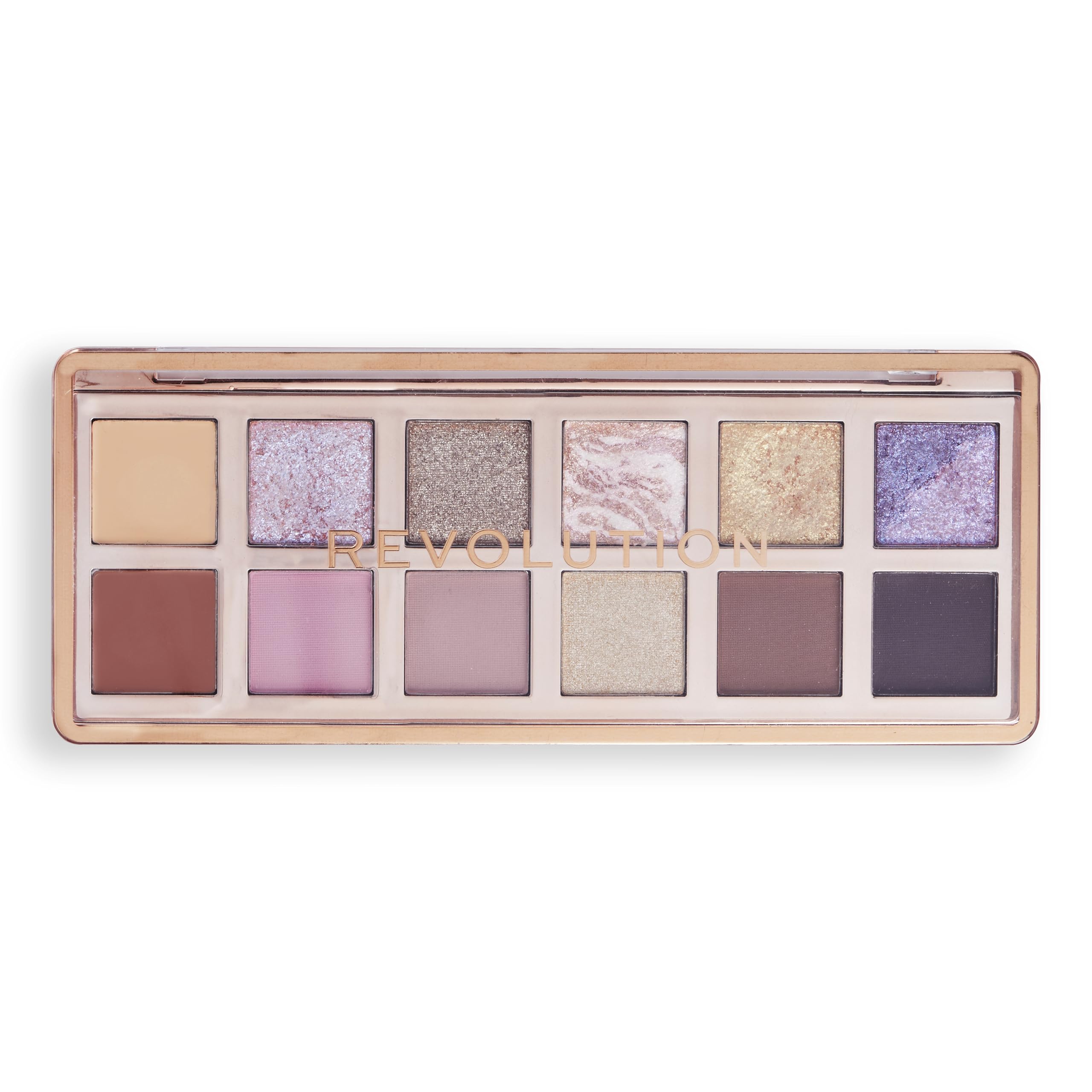 Makeup Revolution Enchanted Icon Eyeshadow Palette - Cream, Matte & Shimmer Finishes, 12 Shades 5
