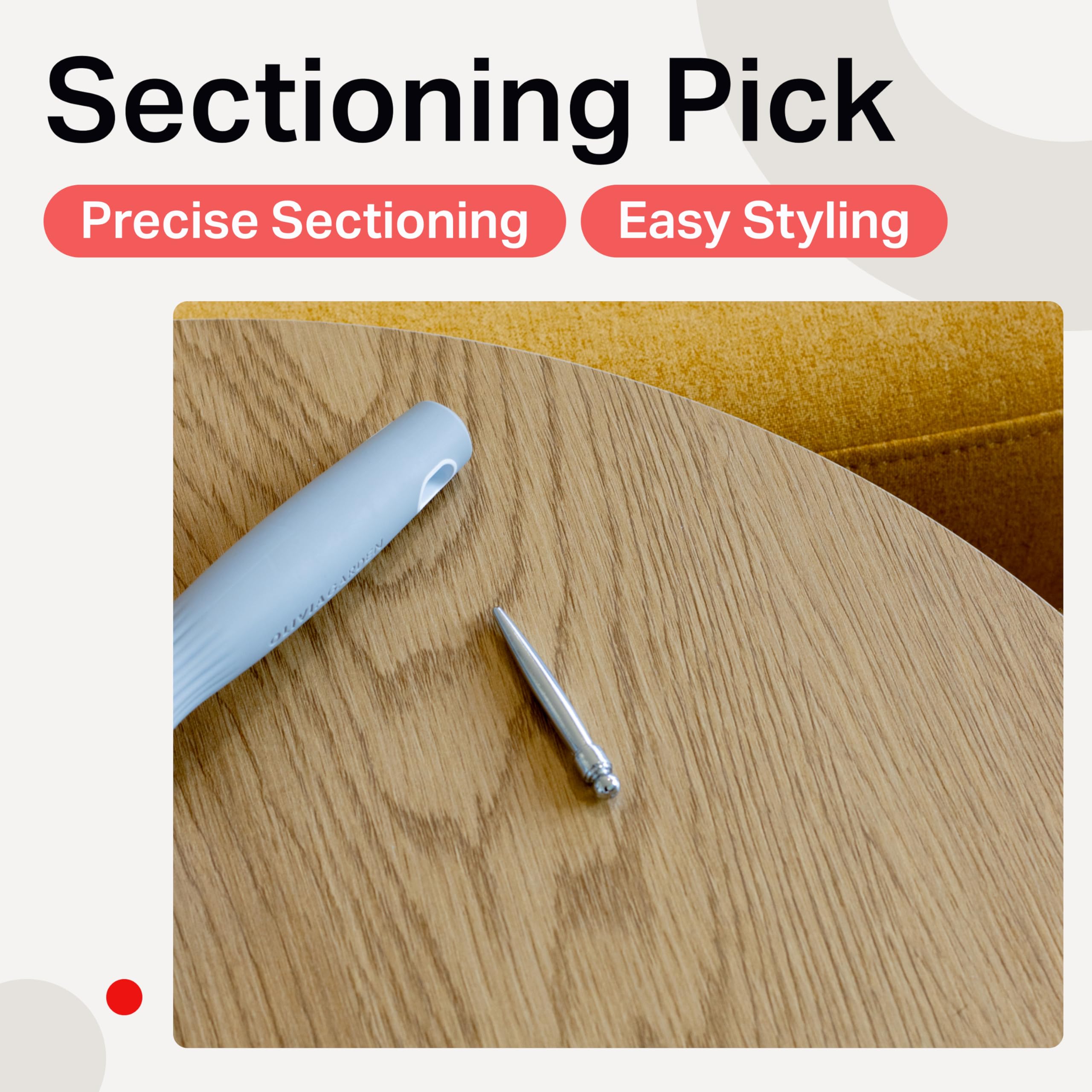 Olivia Garden Expert Blowout Speed Ceramic Coated Round Brush - White & Grey - Extra Long Barrel 5