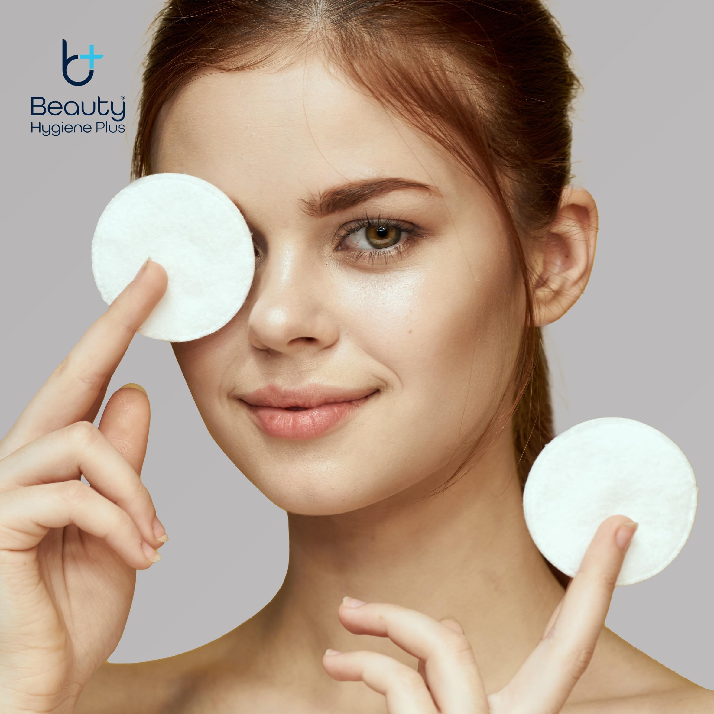 Beauty Hygiene Plus Ultra-Soft Round Cotton Pads Twin Pack - 200 Wool Discs for Face Cleansing 5