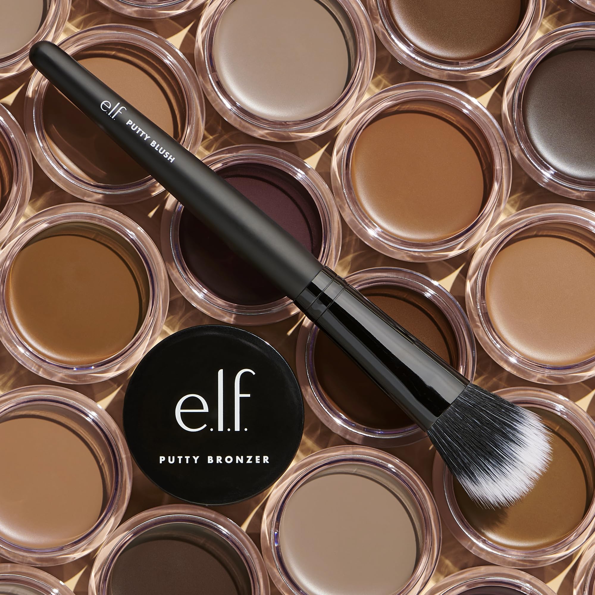 e.l.f. Putty Blush Brush for Cream and Putty Formulas with Duo Fibres 4