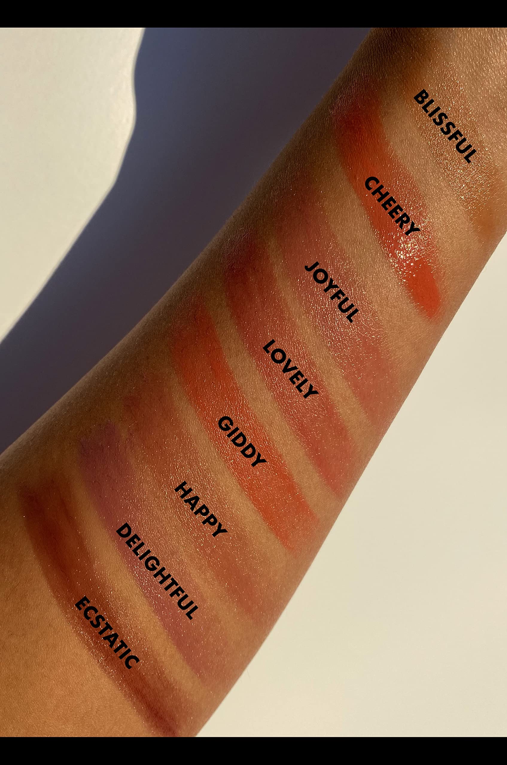 e.l.f. Hydrating Core Lip Shine, Sheer Color Tinted Balm with Vitamin E, Happy, 0.09 Oz 7
