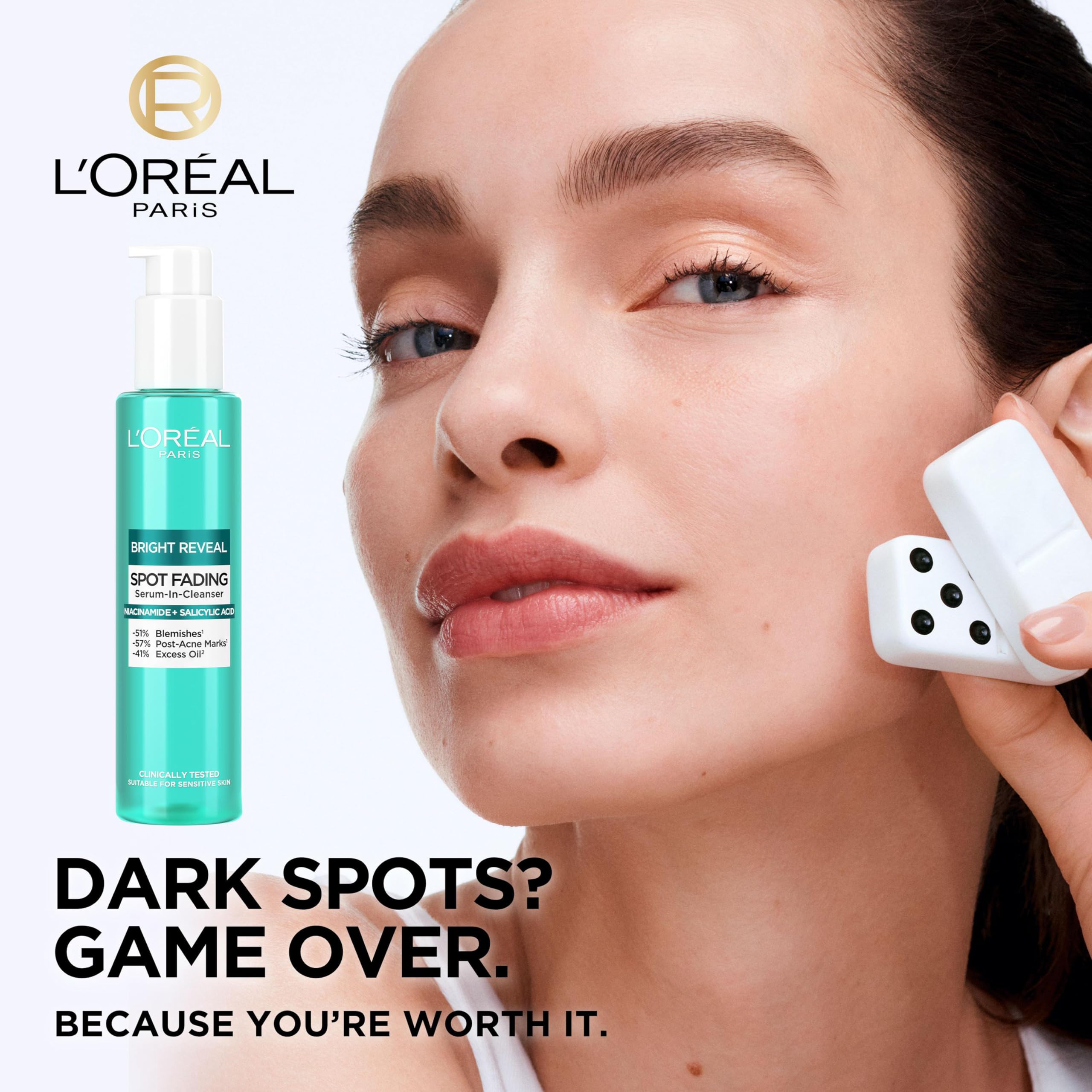 L’Oréal Paris Bright Reveal Spot Serum-In-Cleanser with Niacinamide & Salicylic Acid 150ml