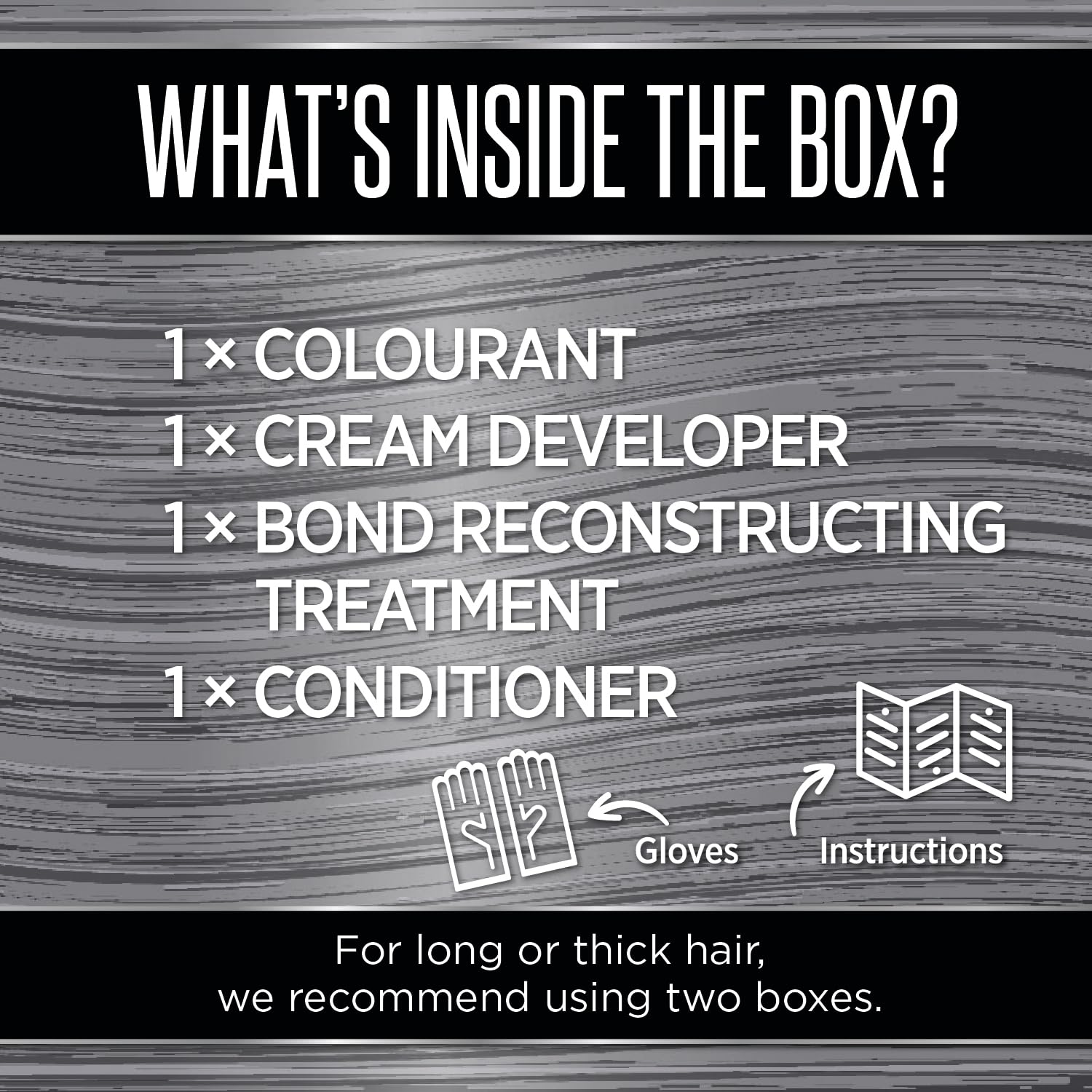 Knight & Wilson Colour Freedom Permanent Hair Dye - Metallic Graphite Grey with PurePlex 6