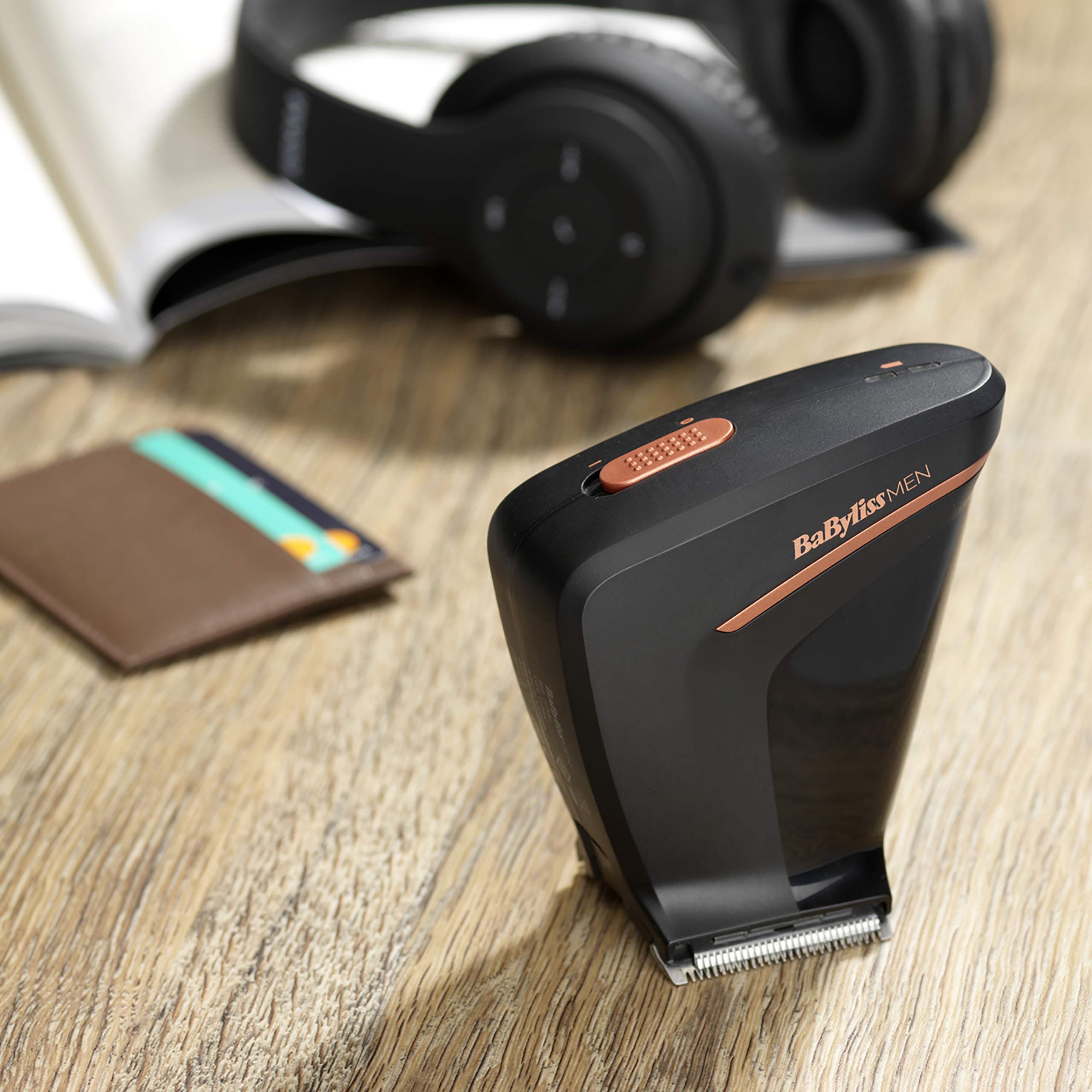 BaBylissMEN Crewcut Cordless Hair Clipper - Self-Clipping Lithium-Ion Tool 8