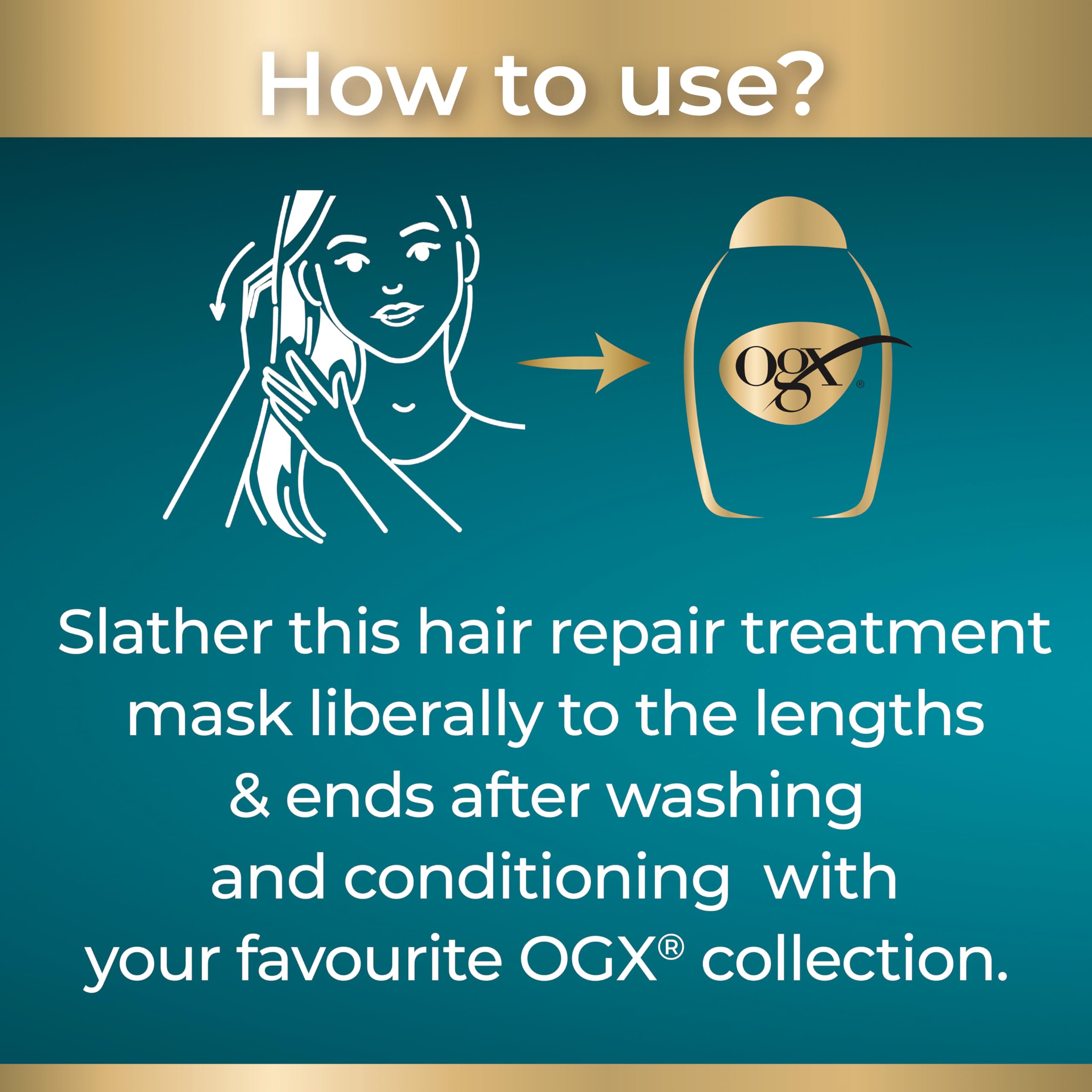 OGX Rescue Fusions Intensive Reparatur- und Stärkungs-Haarmaske, angereichert mit Kokosnuss 6