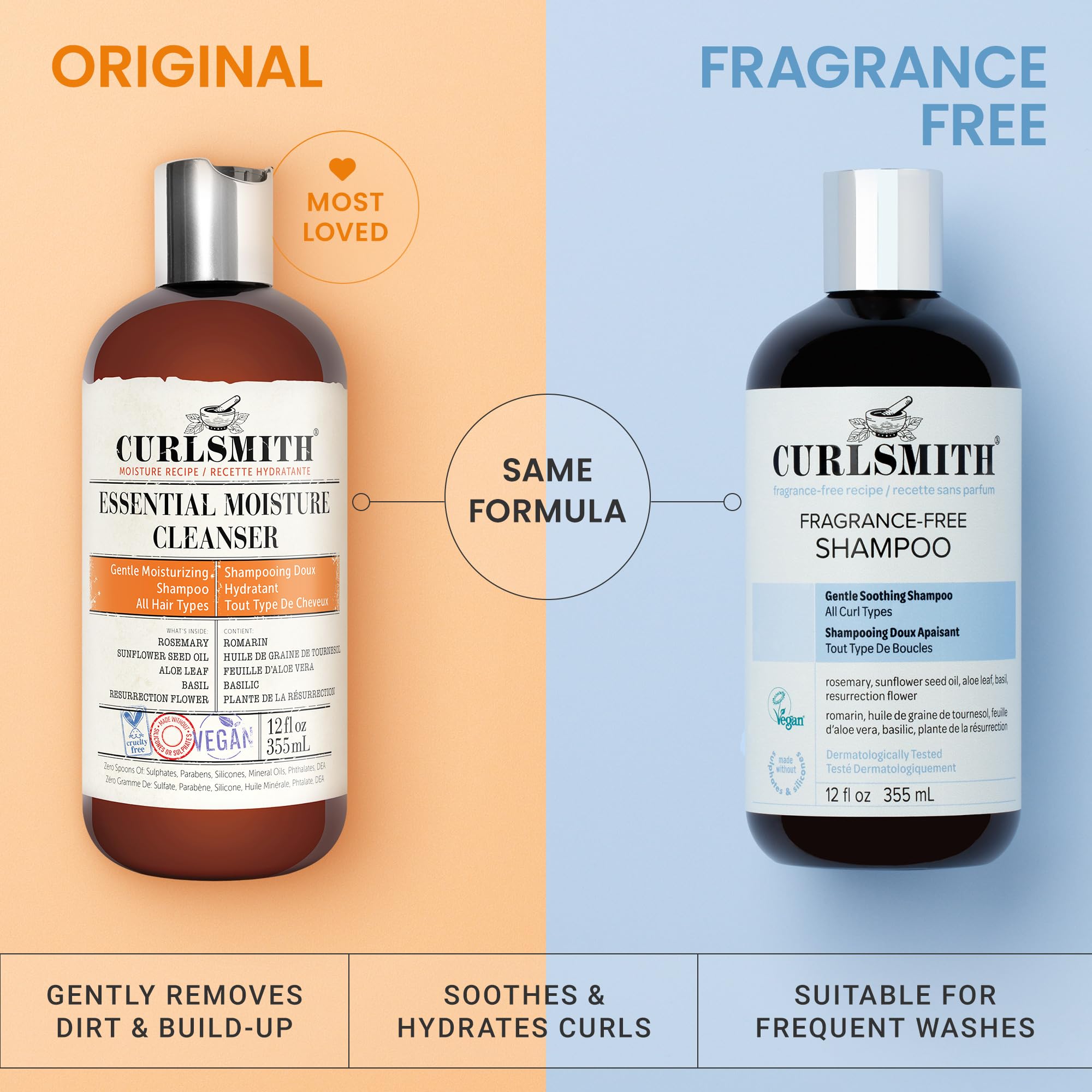 Curlsmith Fragrance-Free Shampoo – Gentle Cleanser for Wavy, Curly, and Coily Hair 5