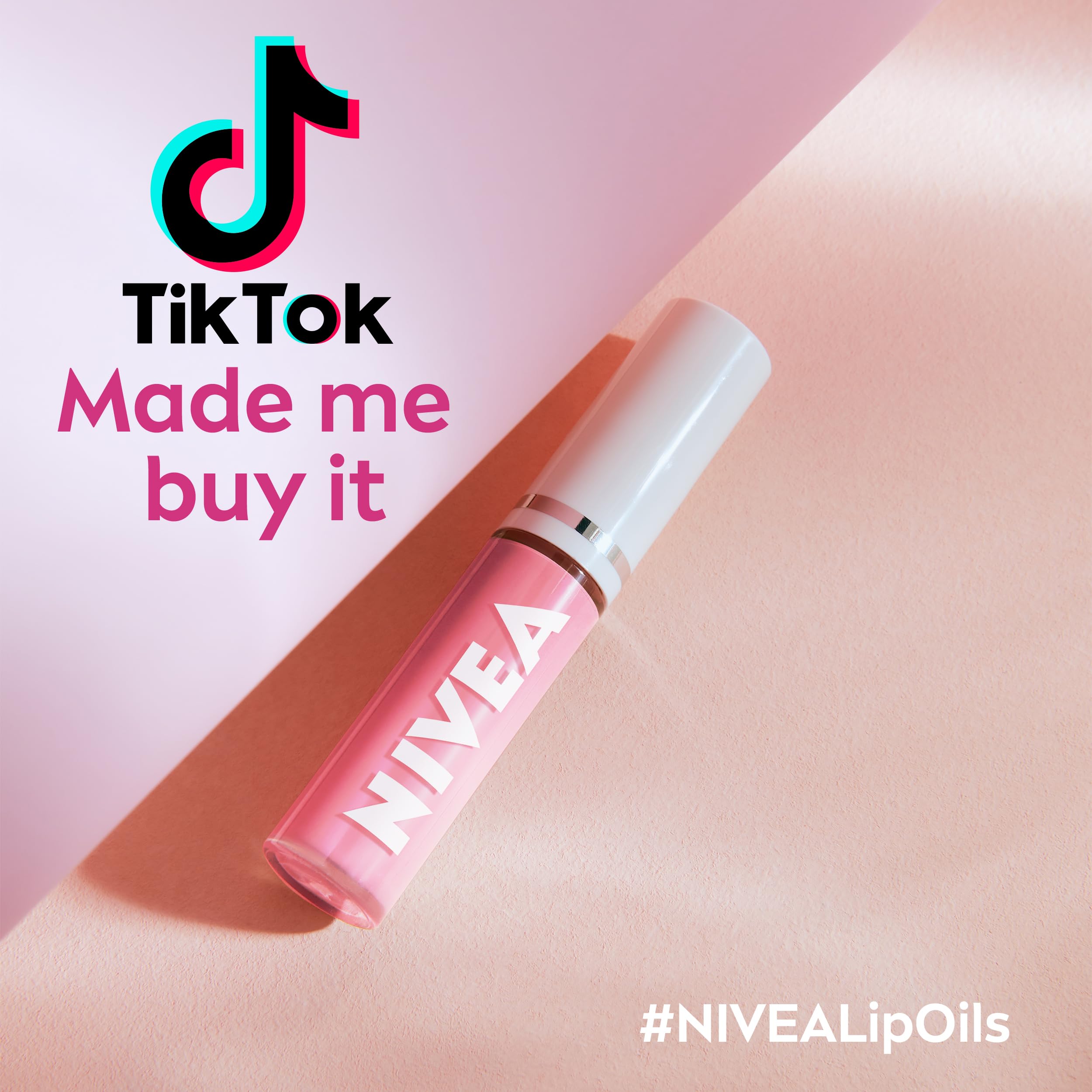 NIVEA Candy Pink Lip Oil (5.5ml) - Instant Moisture with 100% Natural Oils 5