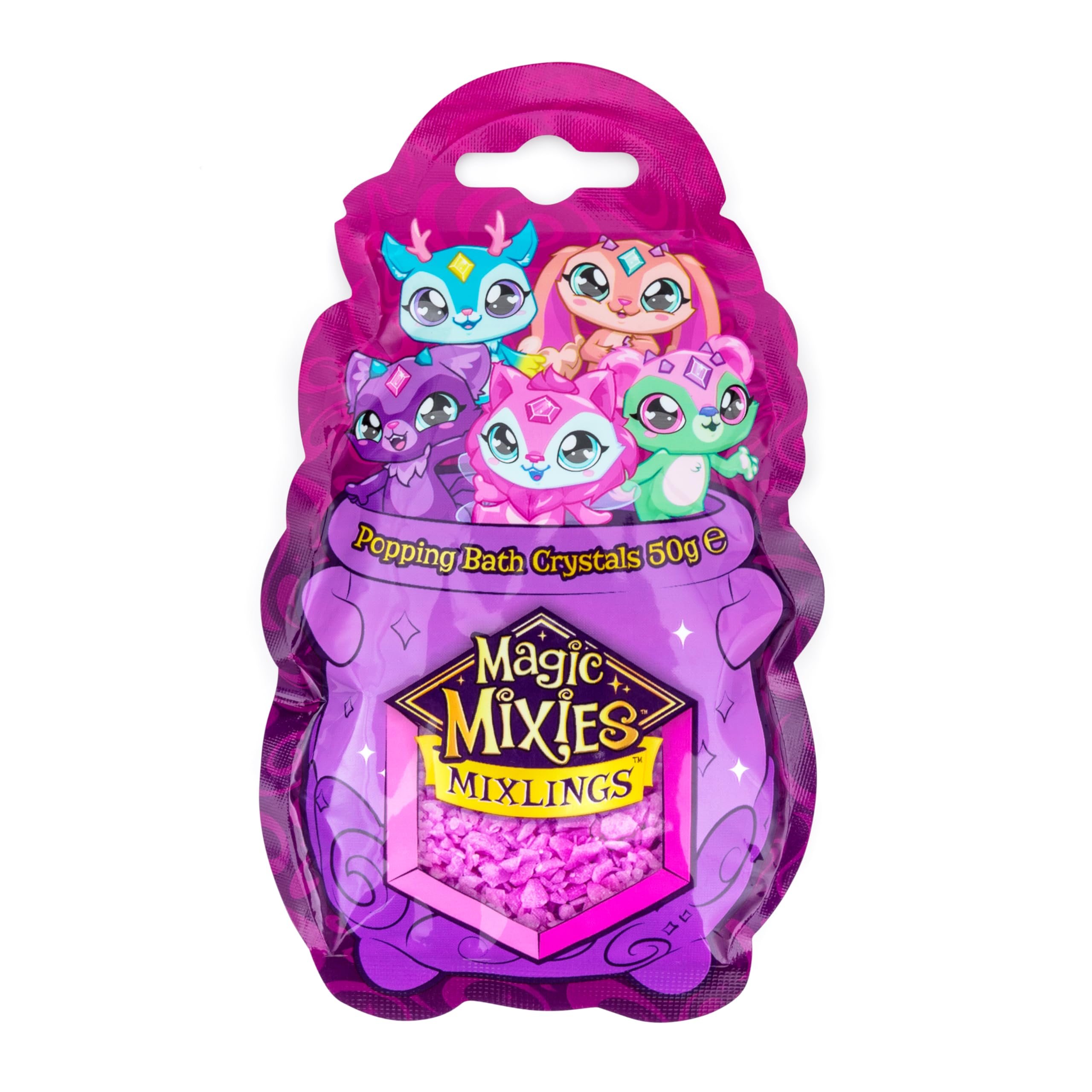 Kokomo Magic Mixies Mixling Popping Bath Crystals - 50g Vegan Bath Salts for Kids