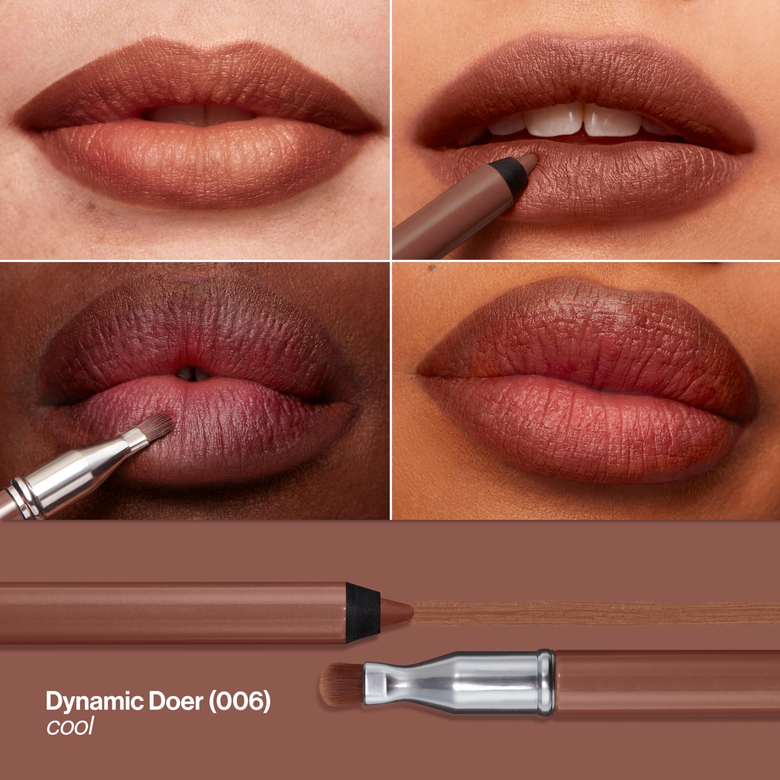 Revlon ColorStay Multi-Liner: Transfer-Proof Lip, Eye & Face Liner with Blending Brush