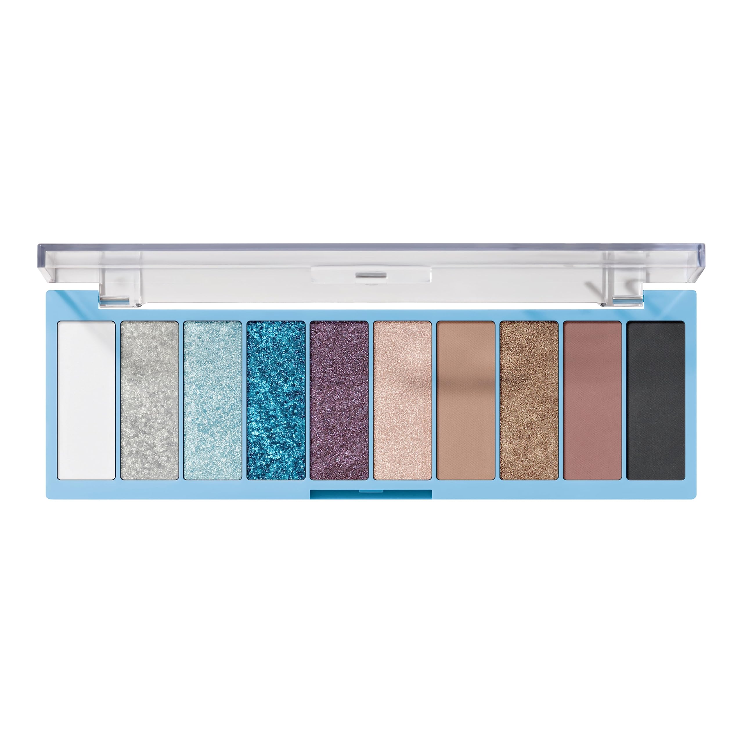 e.l.f. Perfect 10 Eyeshadow Palette - 10 Vibrant, Blendable Shades
