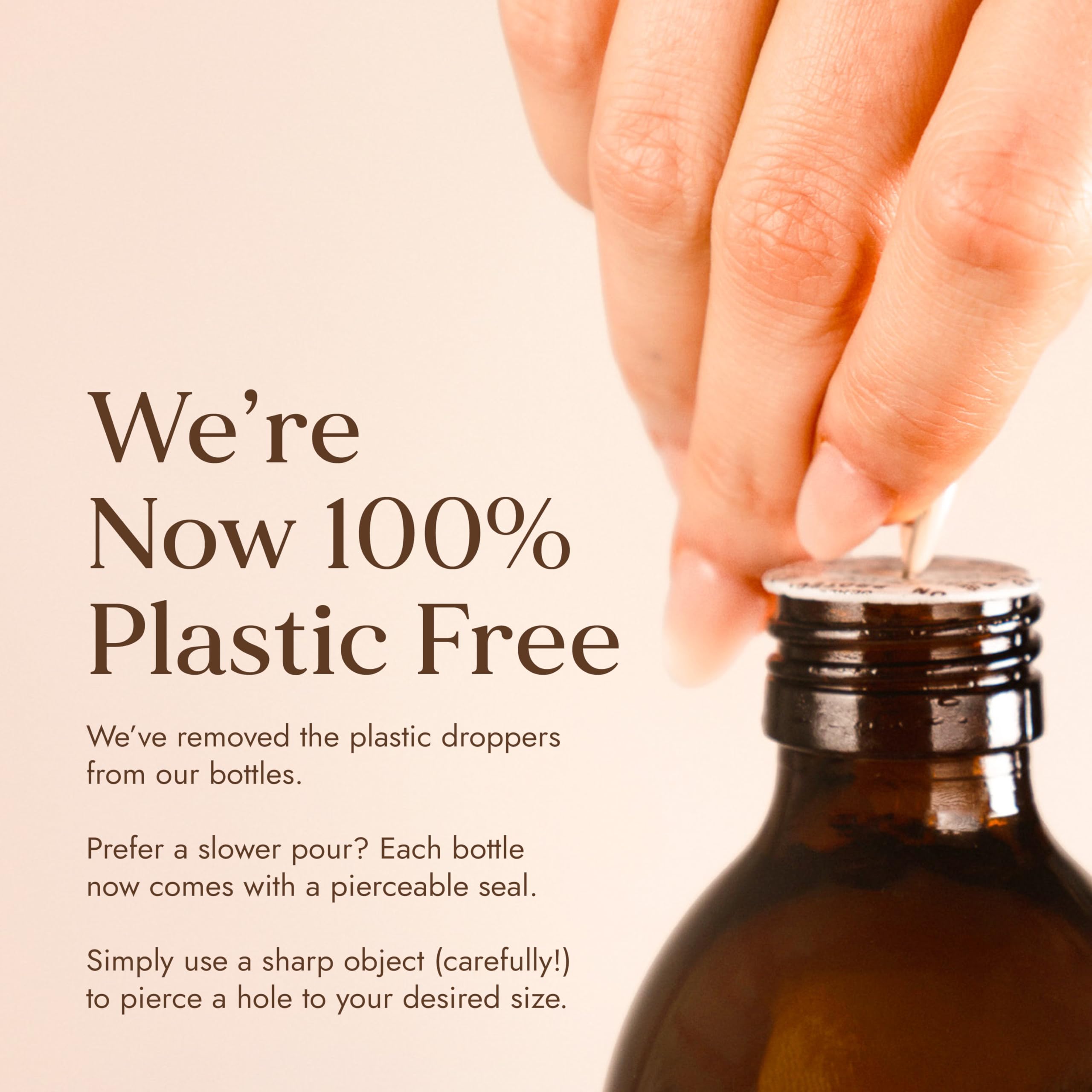 Fushi Organic Castor Oil 100% Pure Cold & Fresh-Pressed for Hair Growth & Dry Skin 250ml 6