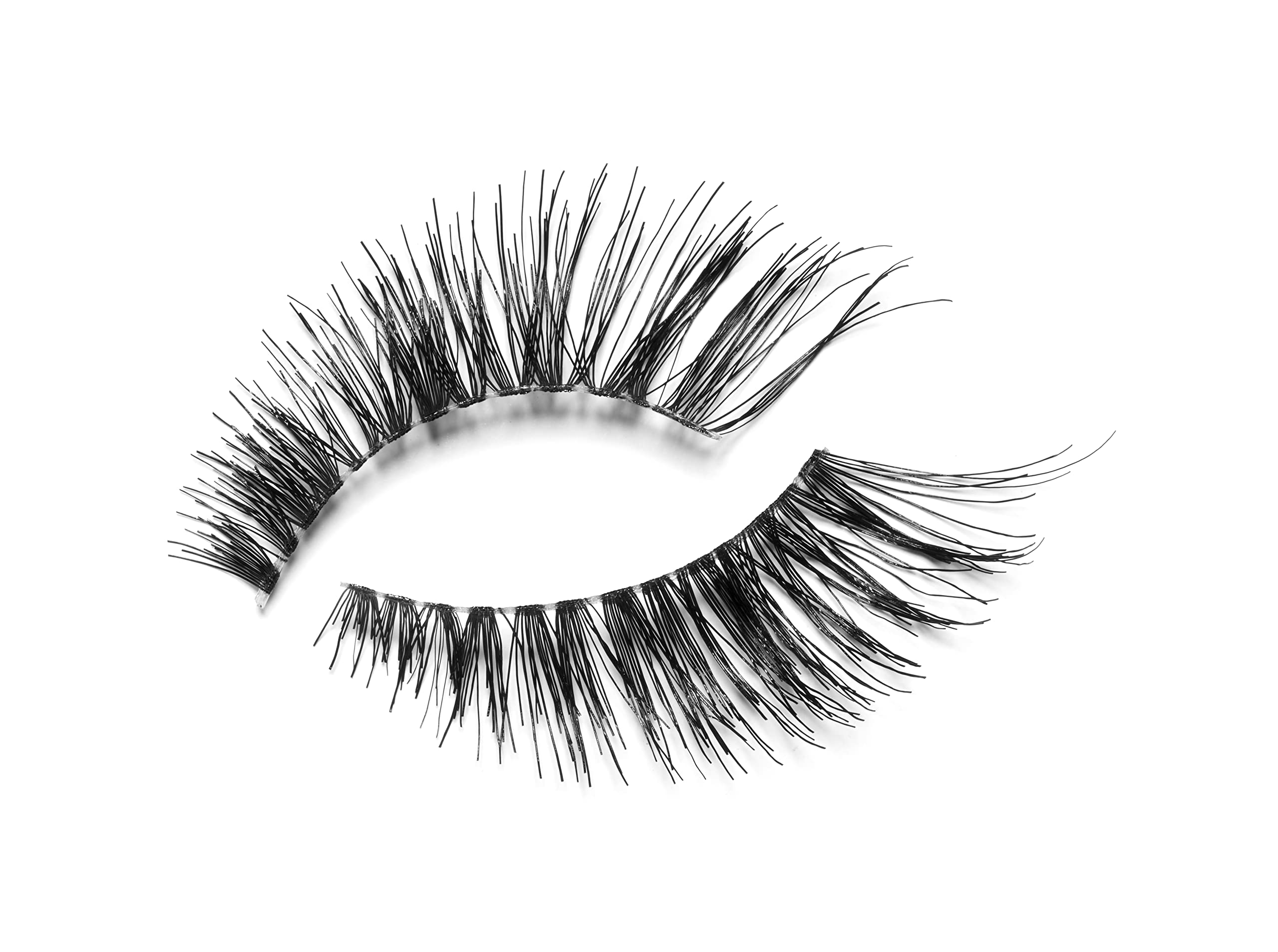 Eylure Length False Eyelashes 009 Black, Reusable, Contact Lens Friendly, 1 Pair