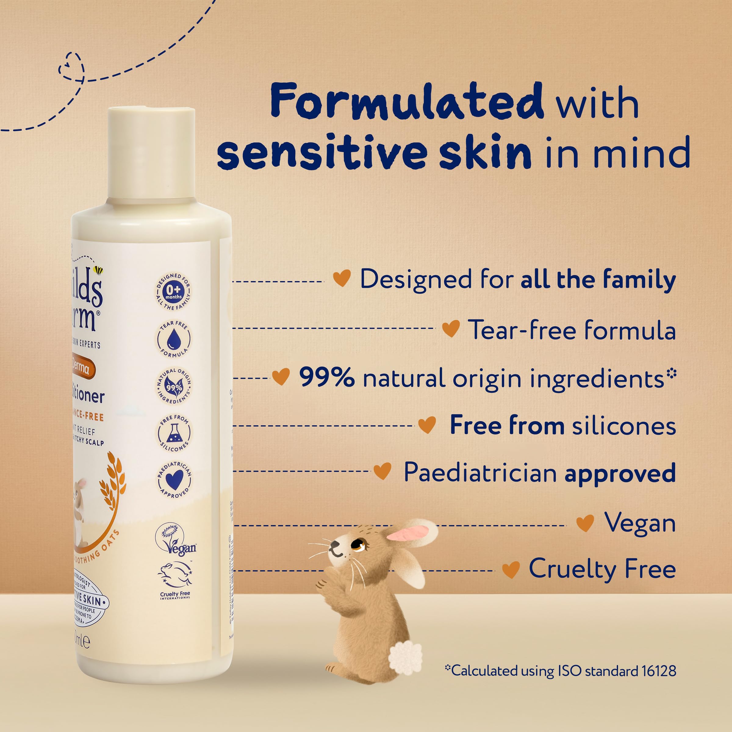 Childs Farm OatDerma Fragrance-Free Hair Conditioner for Dry & Itchy Scalps (0+ Months) 7